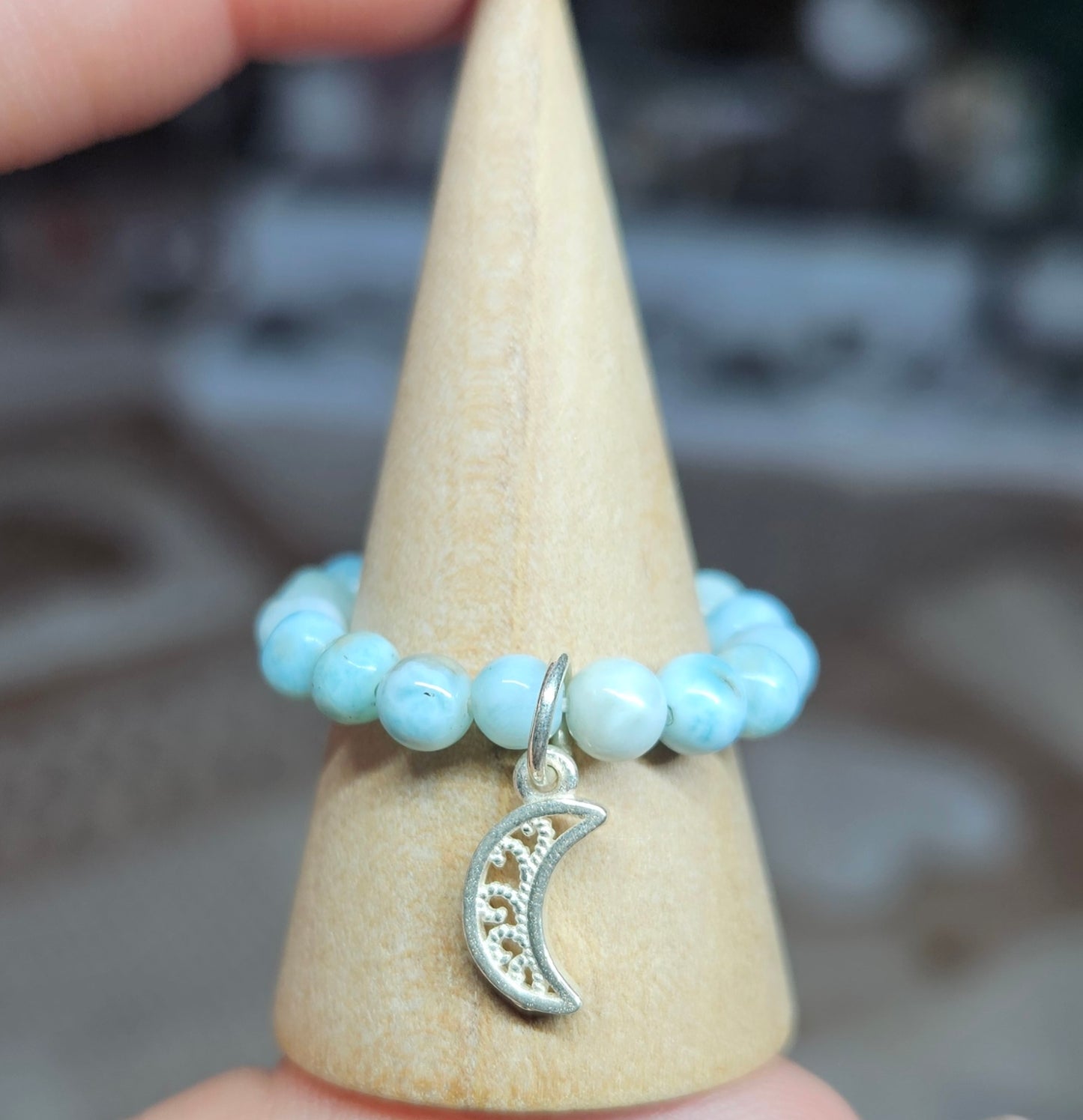 S925 Silver beaded rings