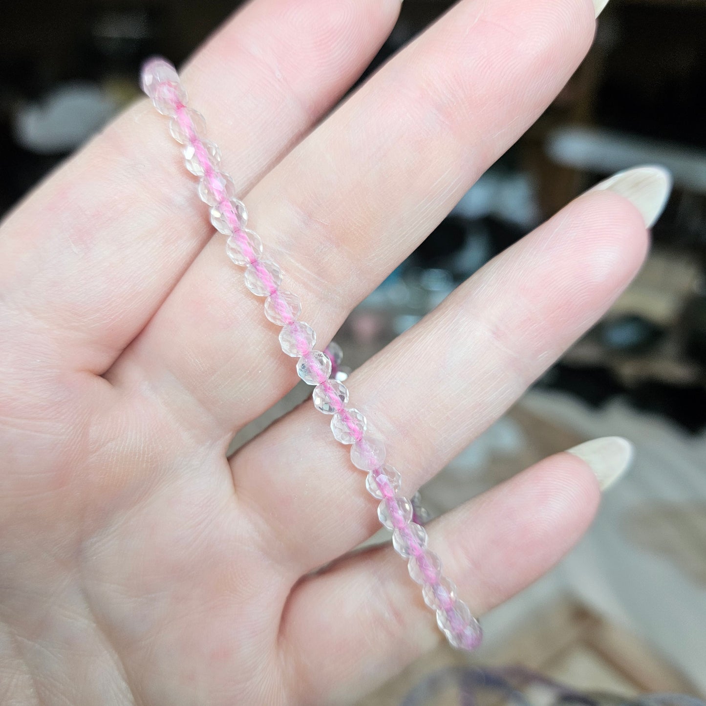 4mm Faceted bracelets
