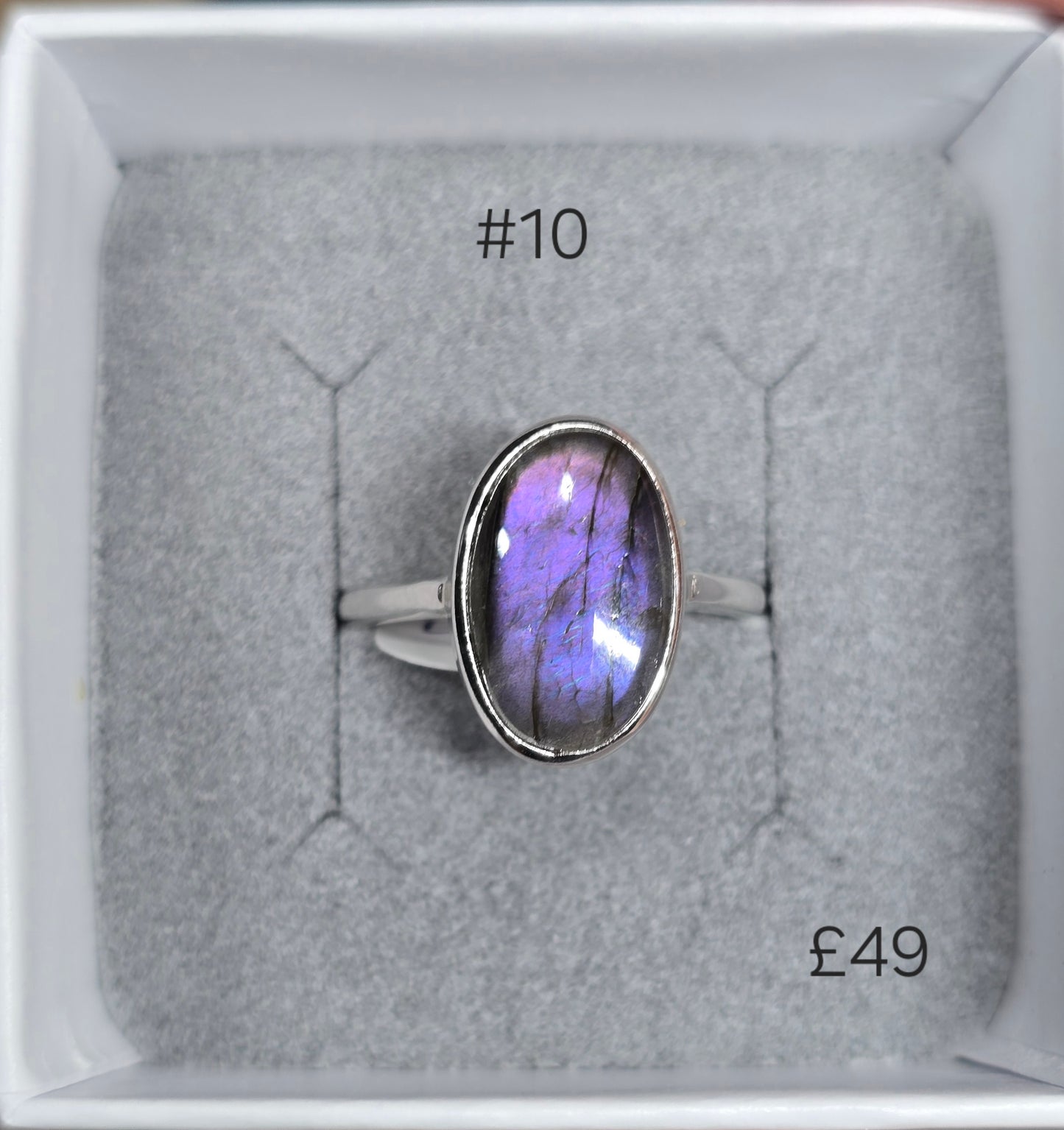 Labradorite adjustable S925 rings ✨️