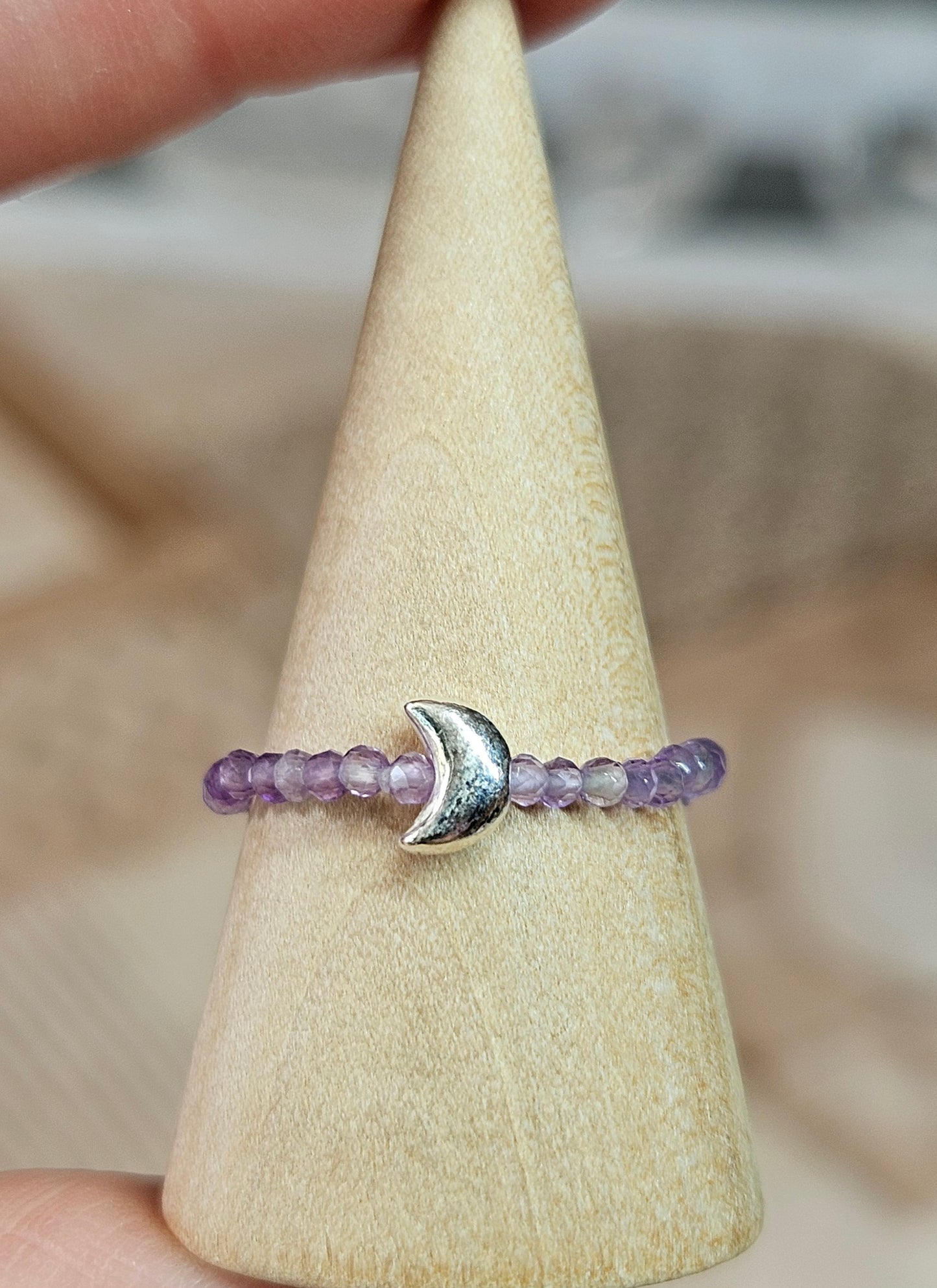 S925 Silver beaded rings