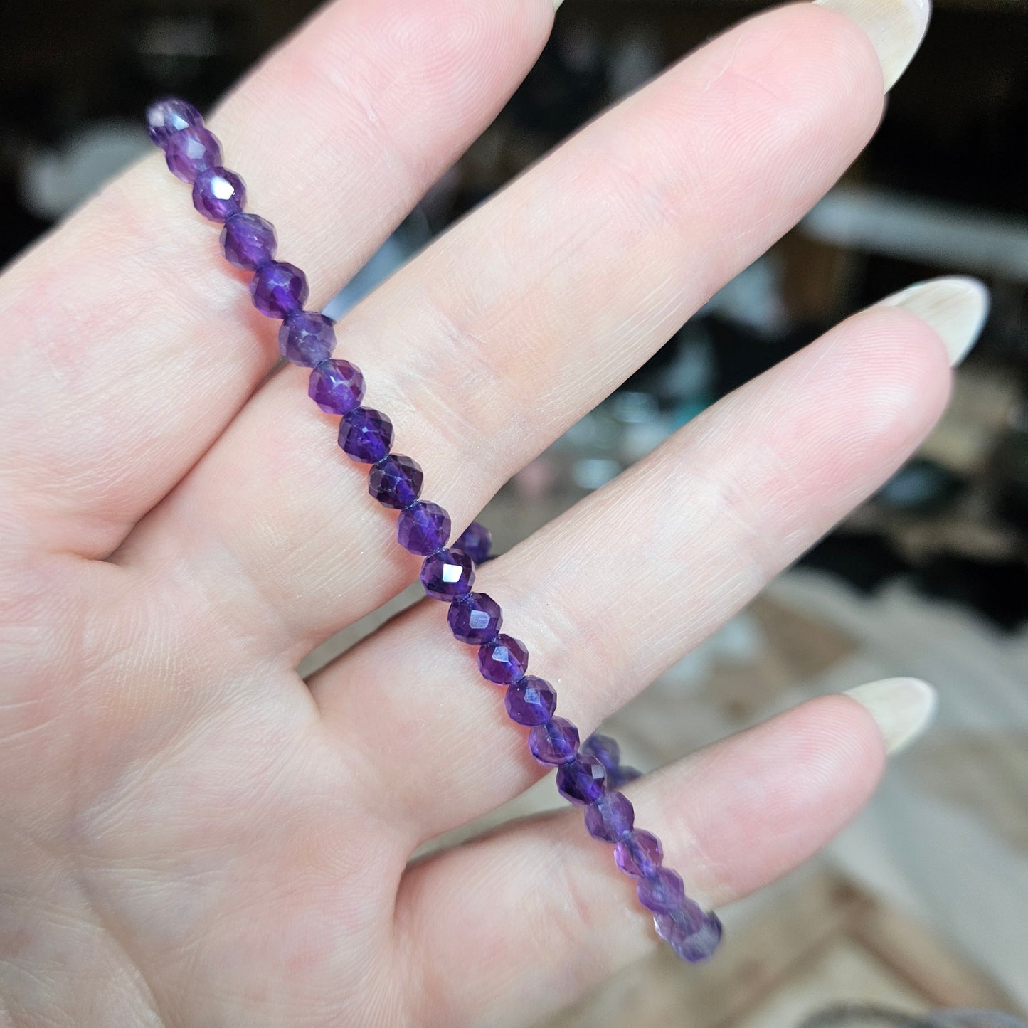 4mm Faceted bracelets