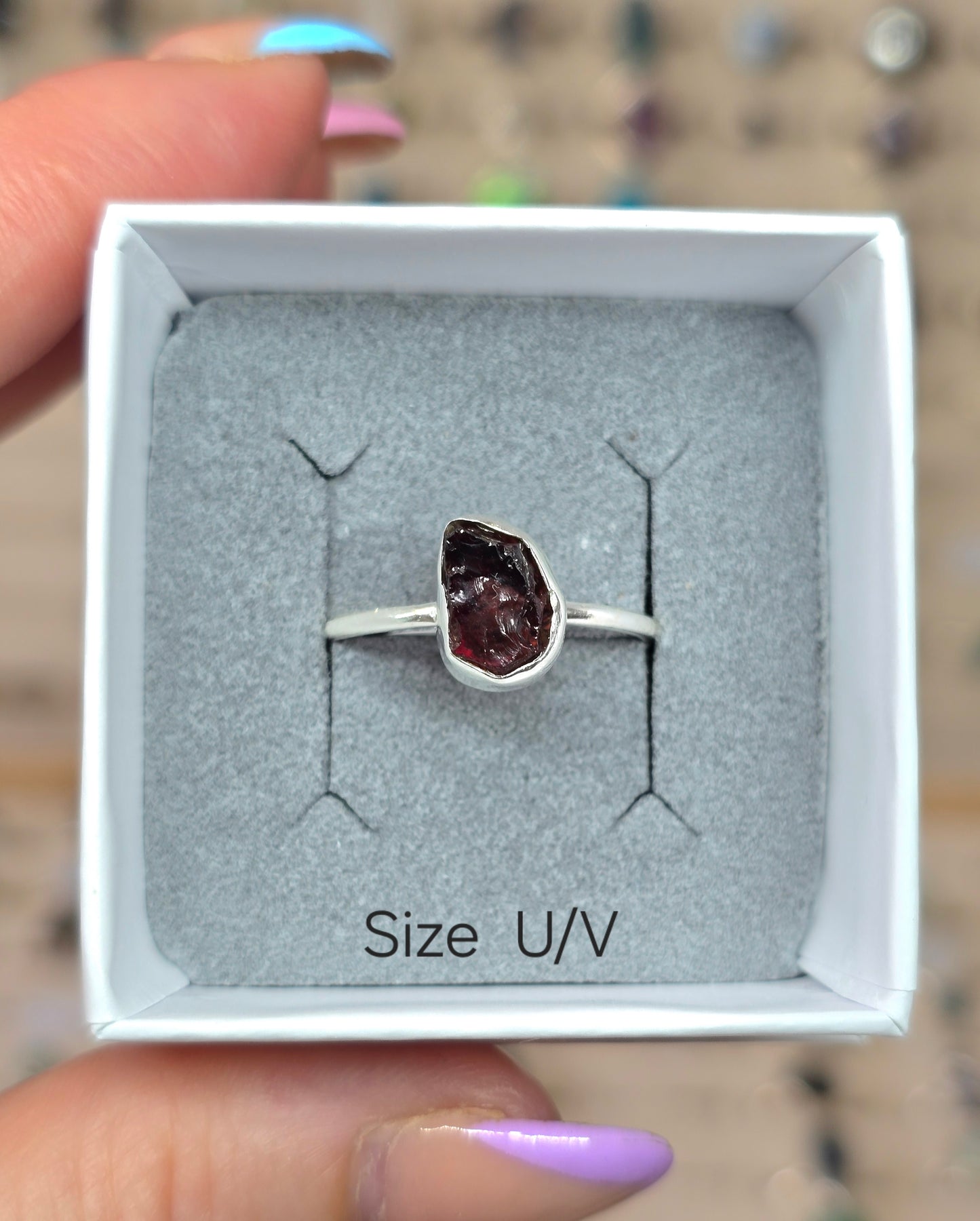 Sized Raw Rings S925