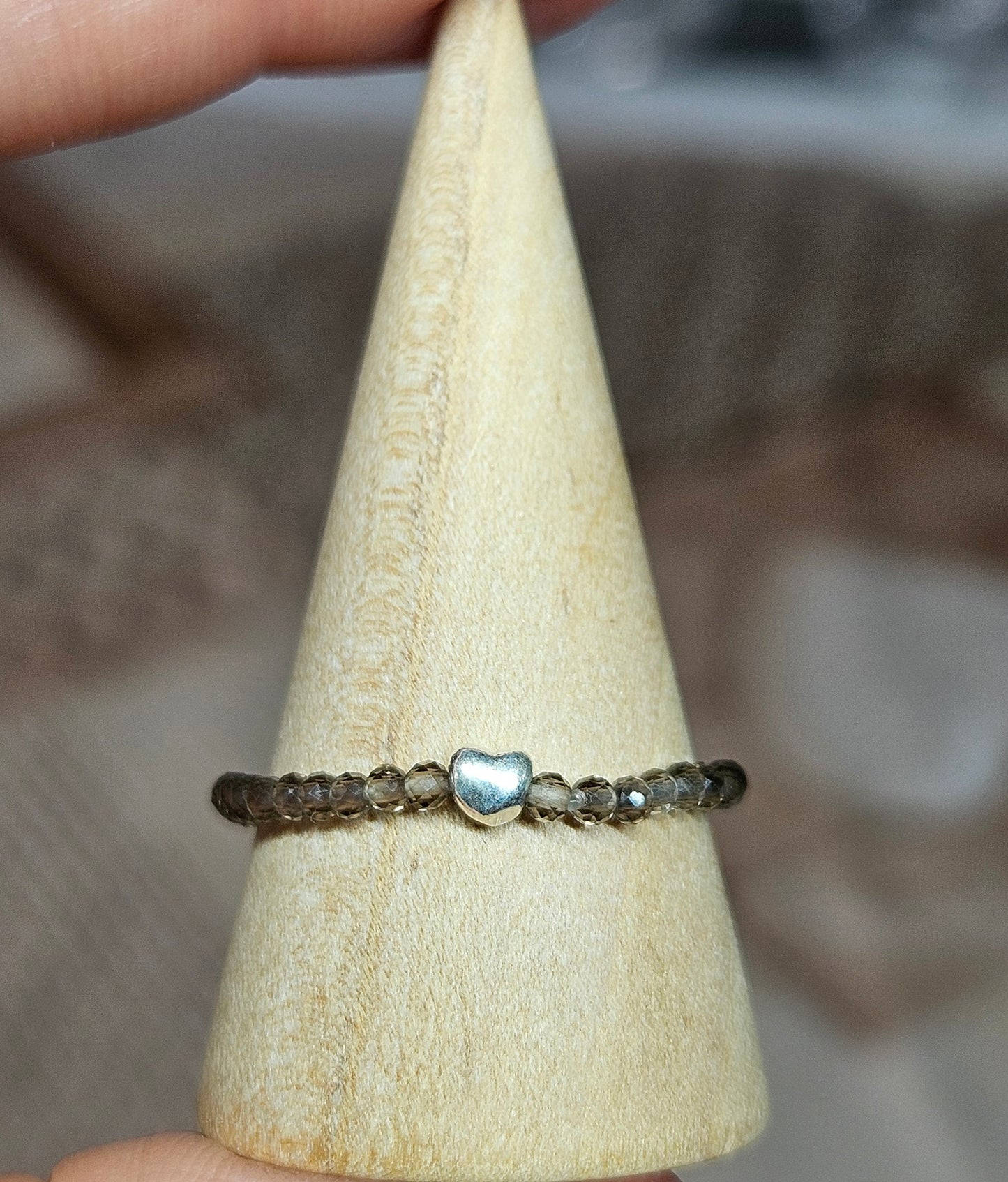 S925 Silver beaded rings