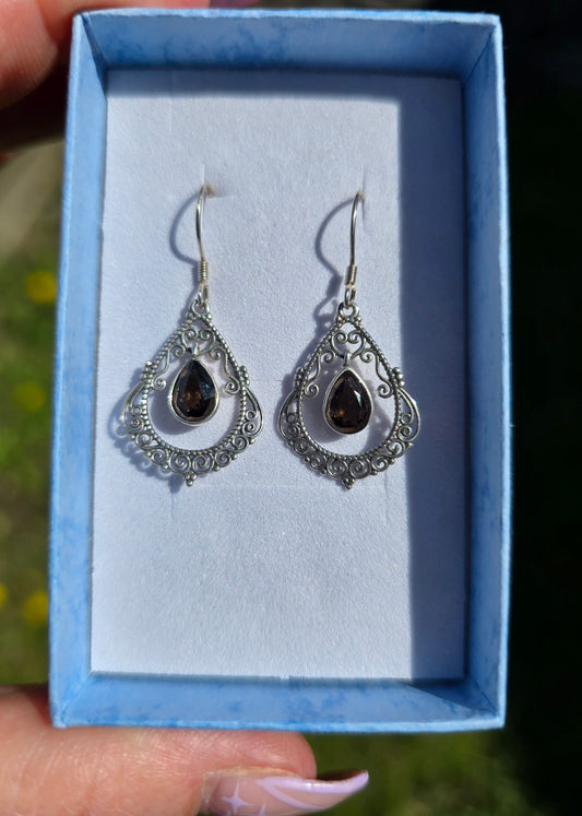 S925 Vintage style dangle earrings