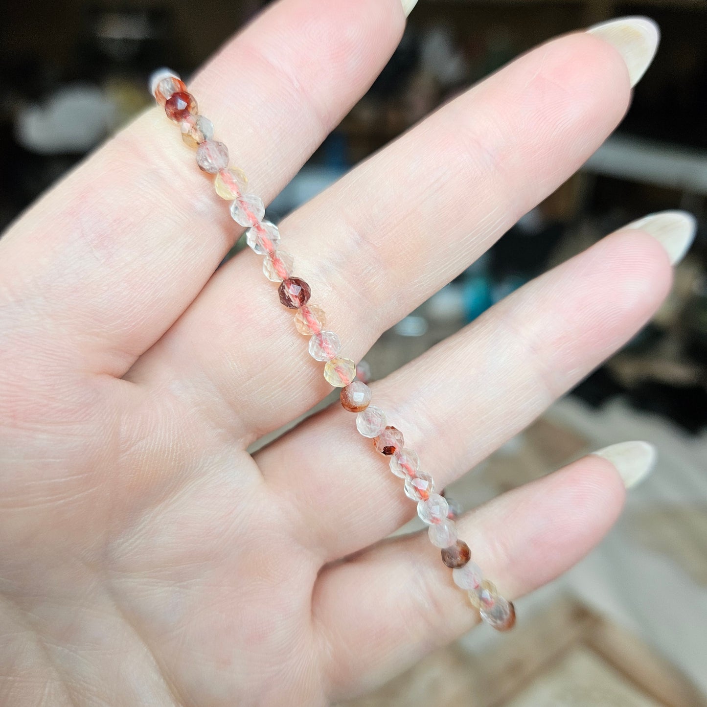 4mm Faceted bracelets