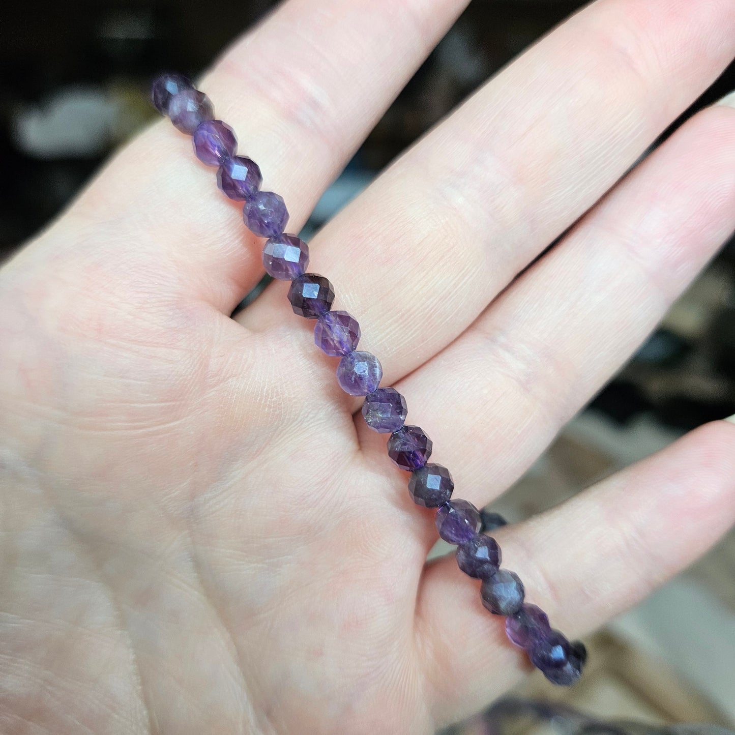 4mm Faceted bracelets