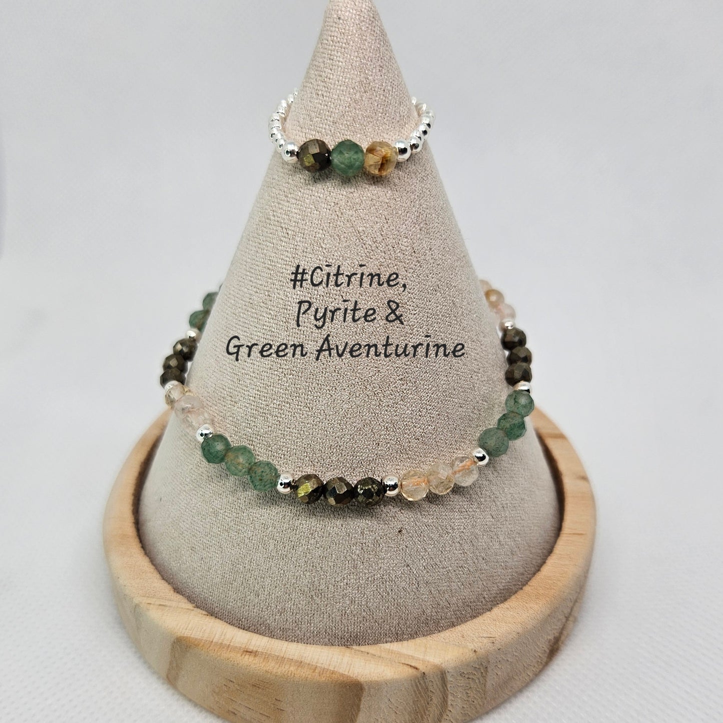 S925 Stretchy bead and crystal bracelets ✨️