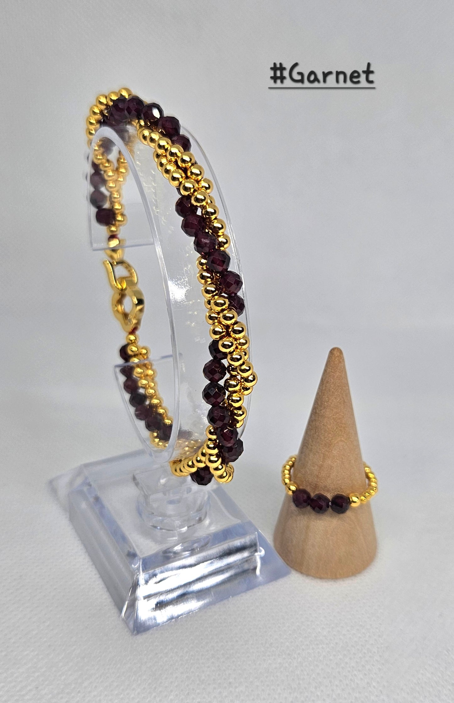 S925 Stretchy bead and crystal bracelets ✨️