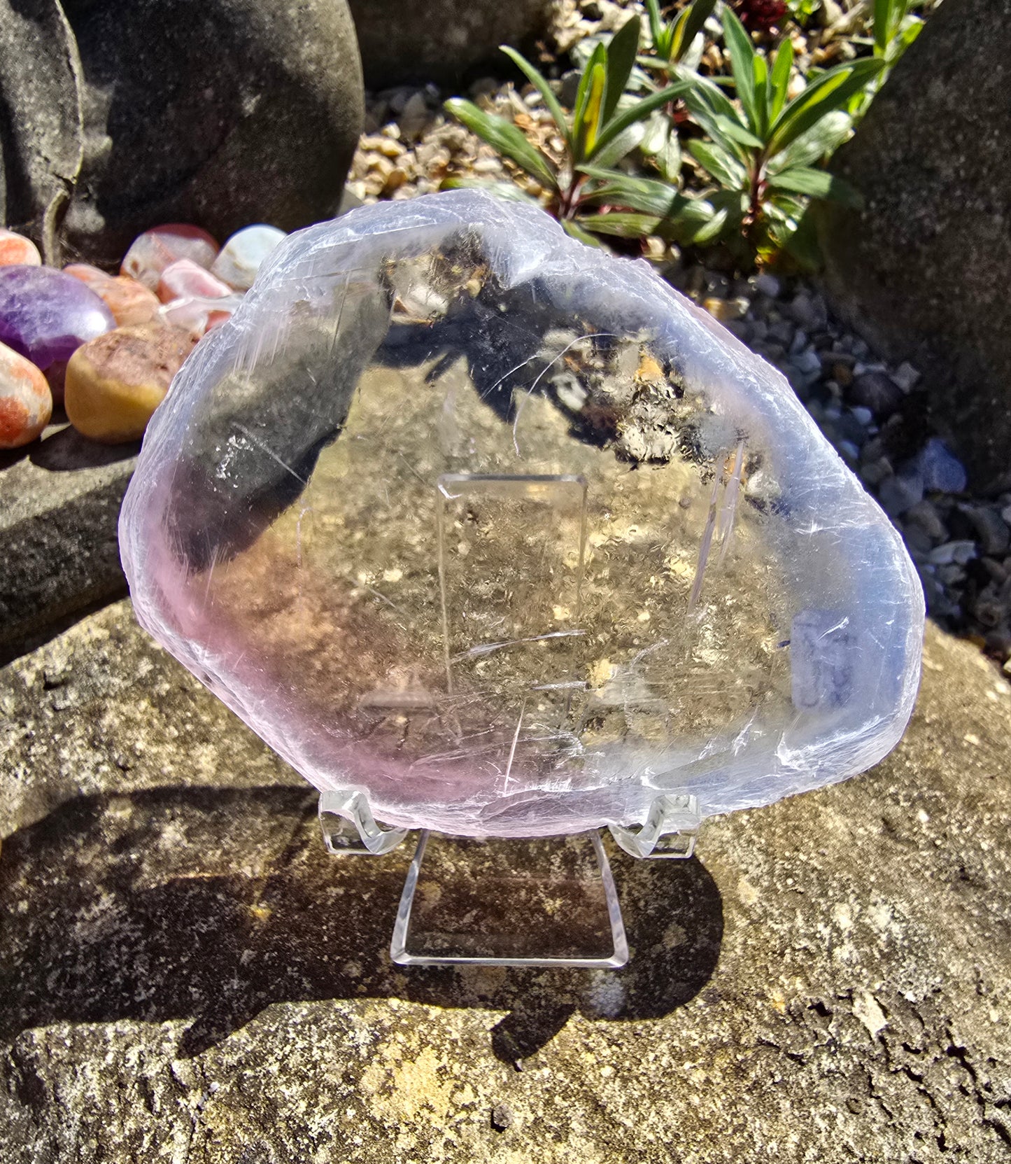 Pink Selenite Slabs