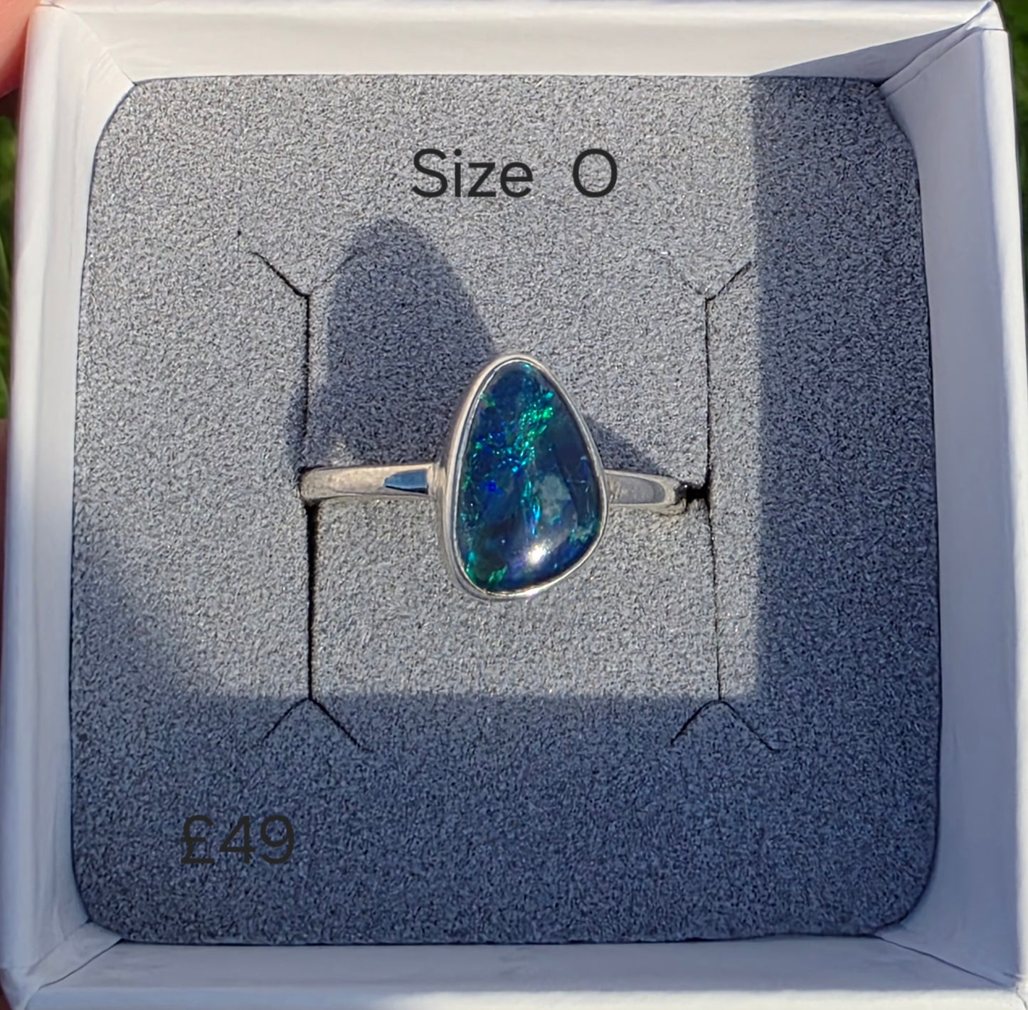 Australian Opal doublet Rings