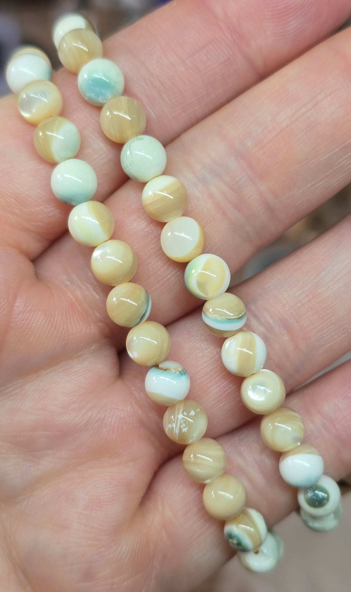 Bracelets - Smooth round bead 3mm-10mm