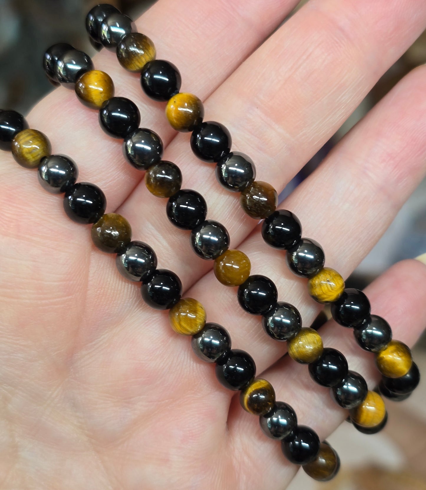 Bracelets - Smooth round bead 3mm-10mm