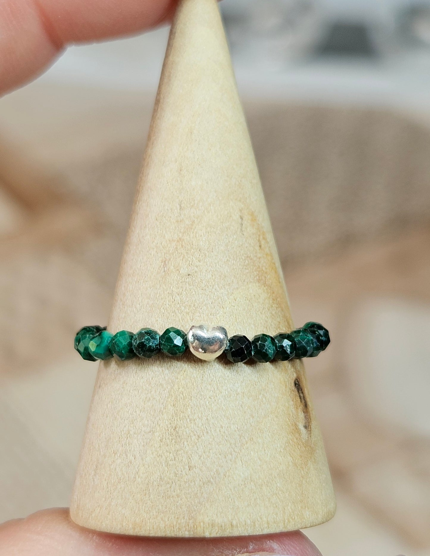 S925 Silver beaded rings