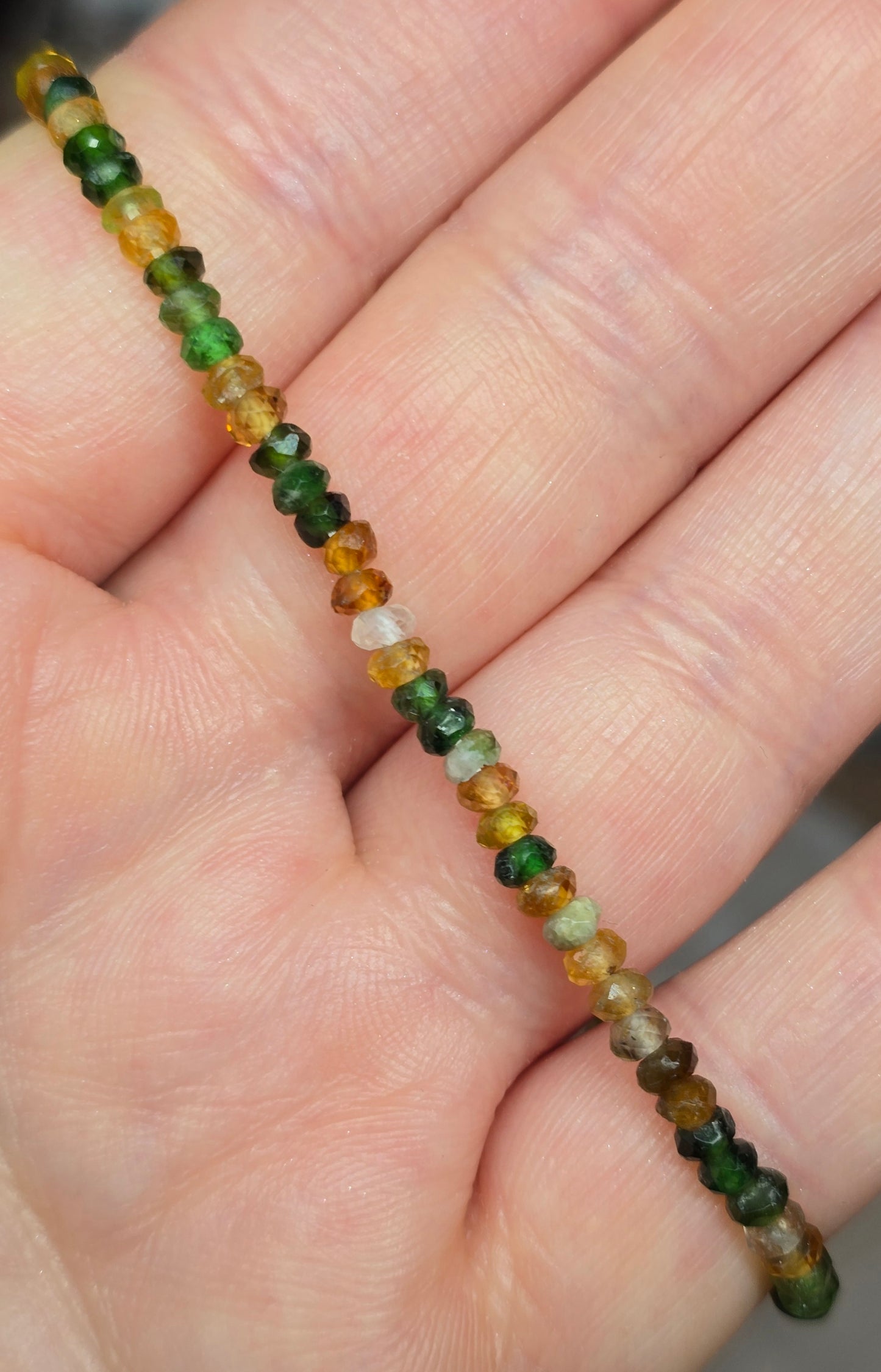 Bracelets - Faceted Crystal Donuts 2-11mm
