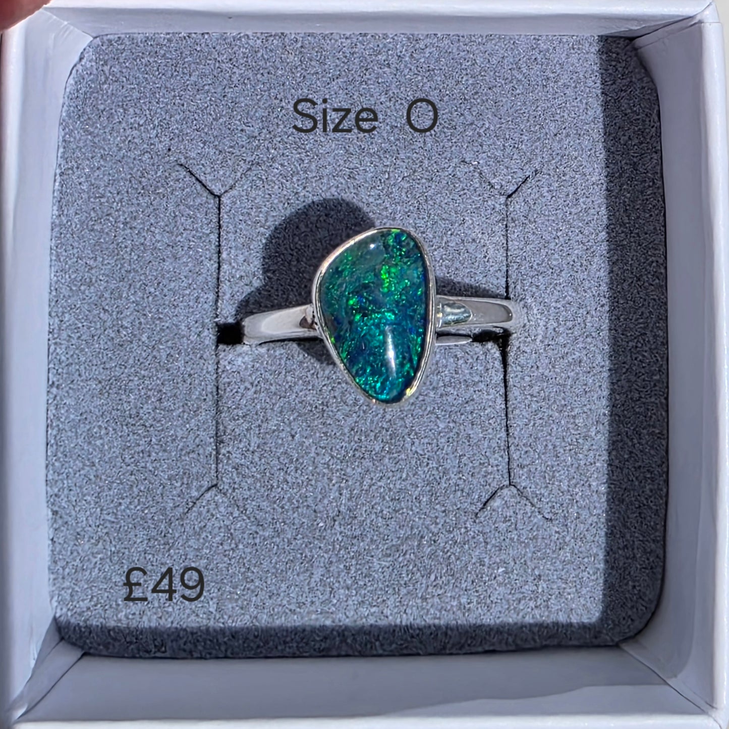 Australian Opal doublet Rings