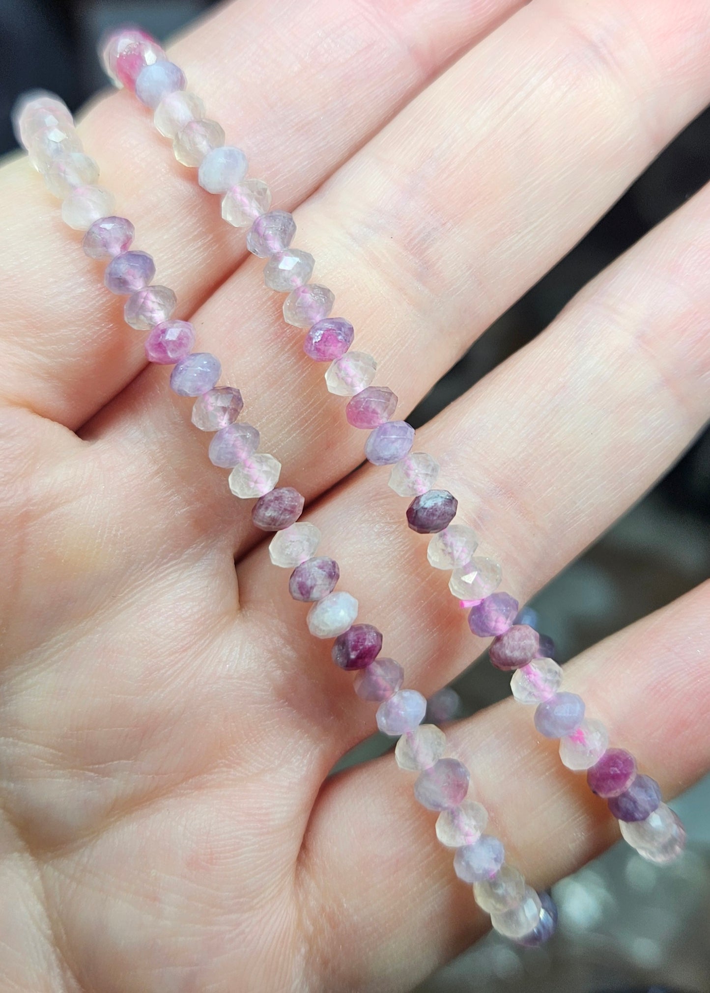 Bracelets - Faceted Crystal Donuts 2-11mm