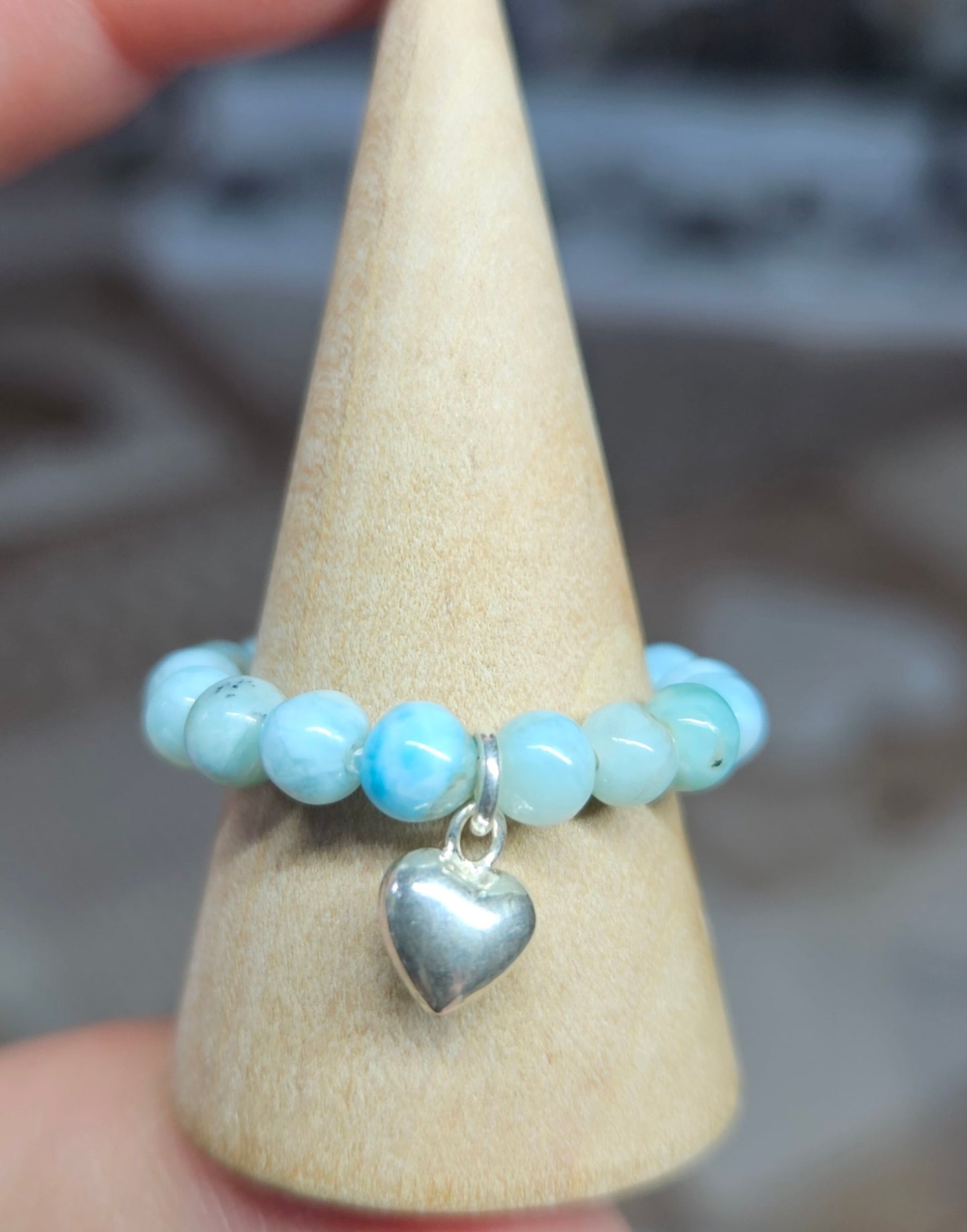 S925 Silver beaded rings