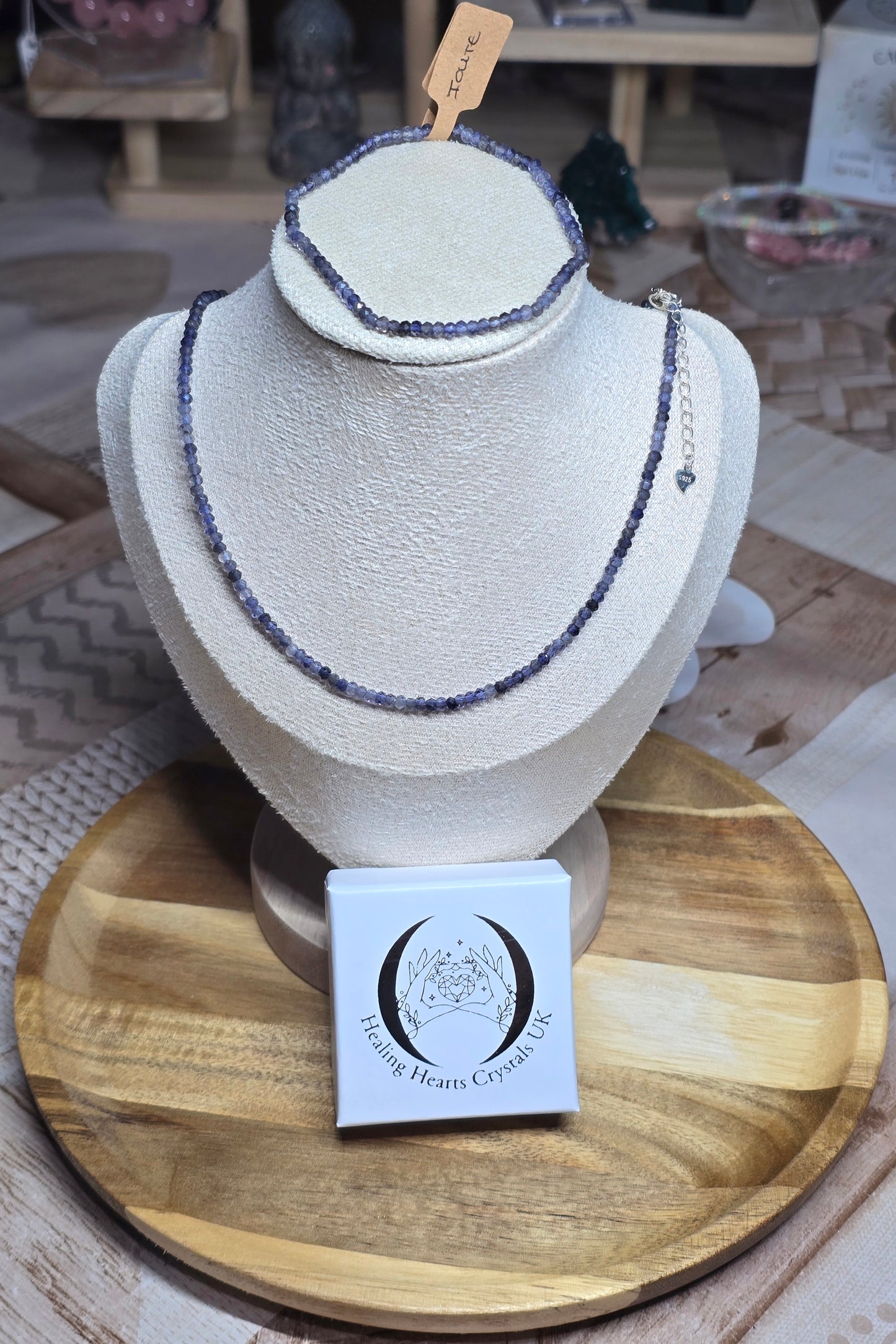 Choker & Bracelets - Faceted Donuts 2.5-4mm beads S925