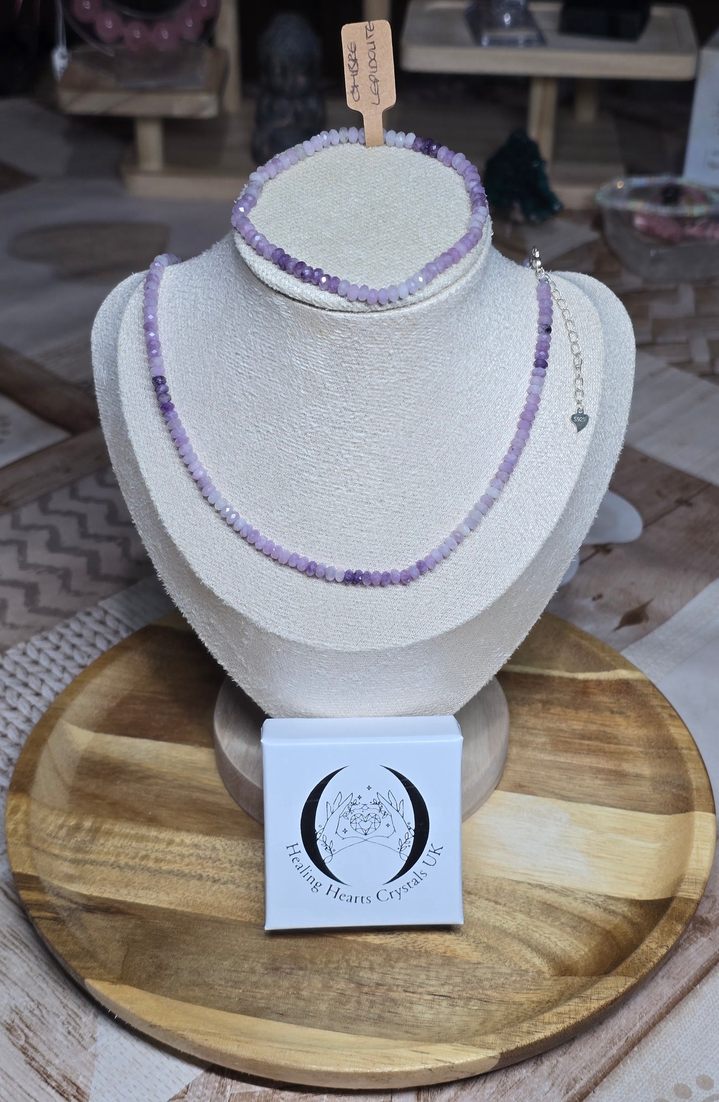 Choker & Bracelets - Faceted Donuts 2.5-4mm beads S925