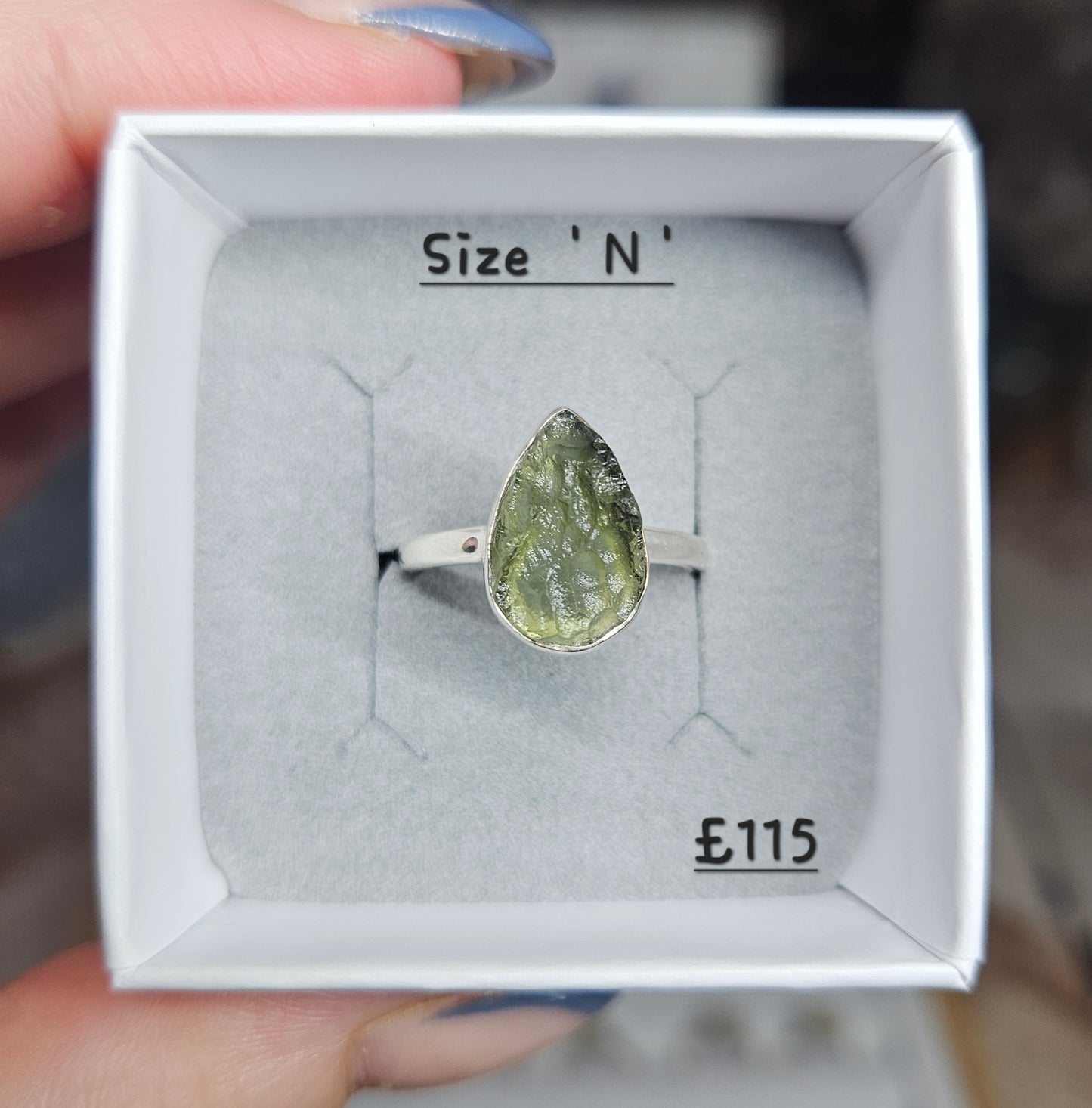 Moldavite Jewelery S925