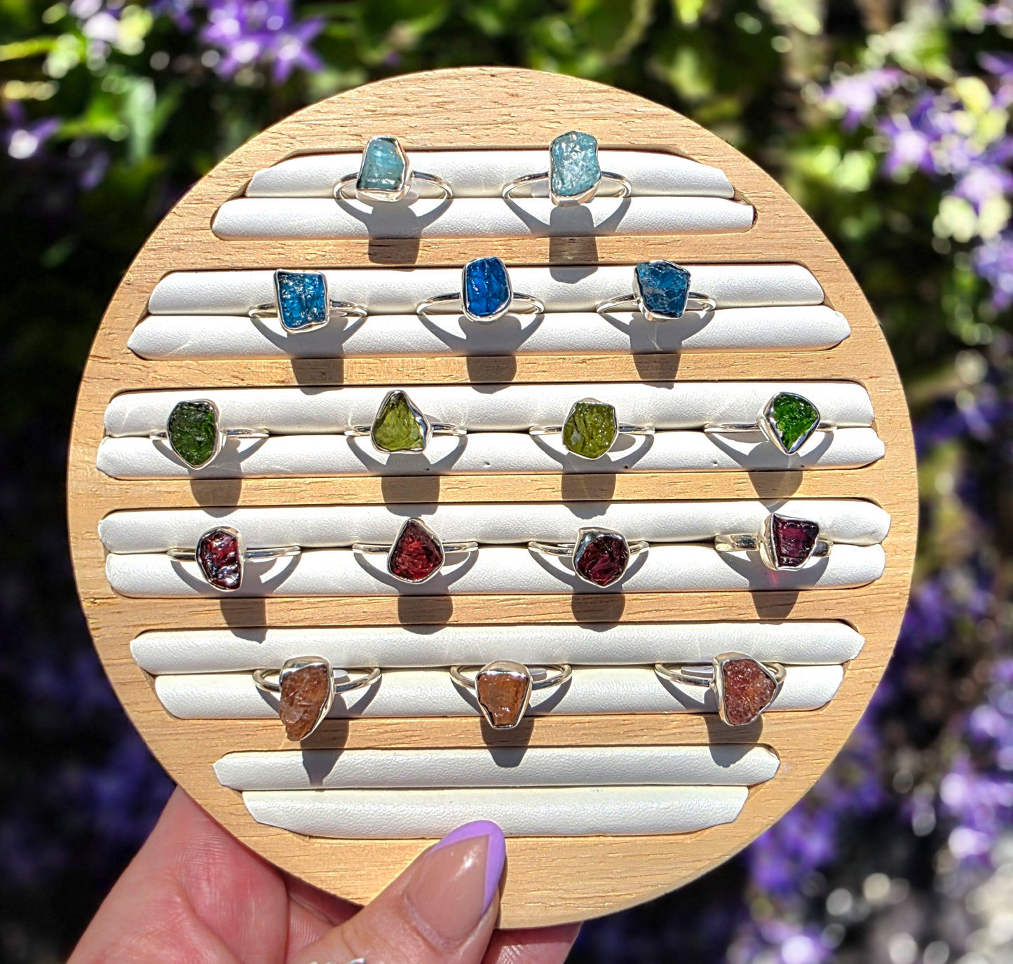 Sized Raw Rings S925