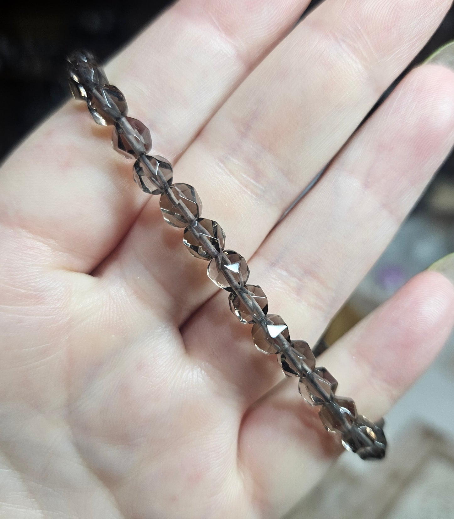 Bracelets - Faceted round crystal 4-5mm