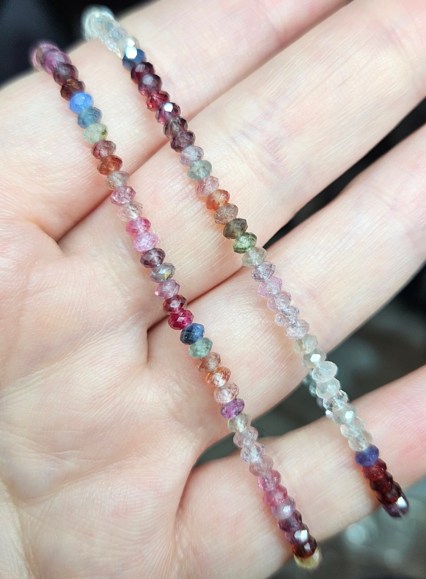 Bracelets - Faceted Crystal Donuts 2-11mm