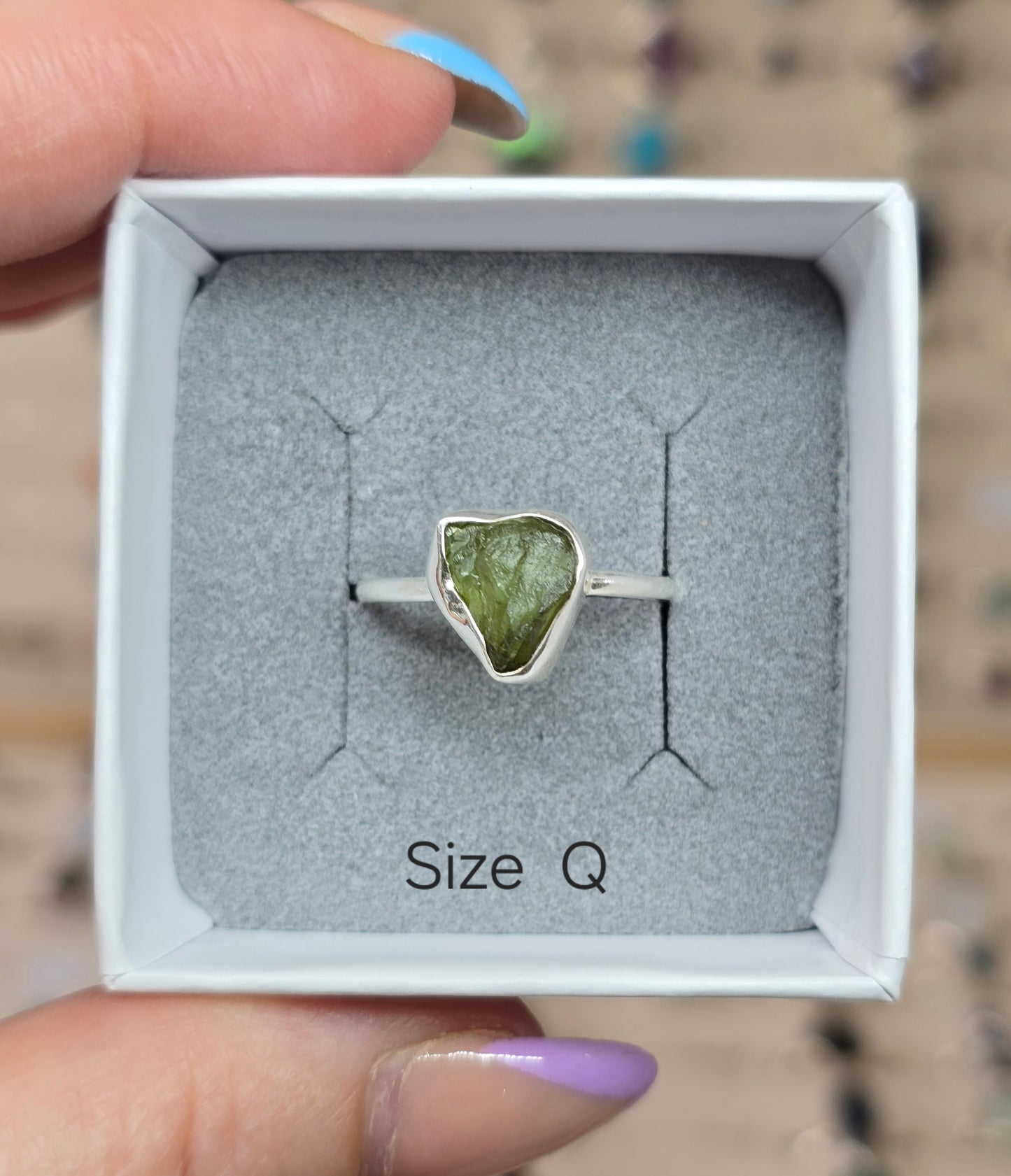 Sized Raw Rings S925
