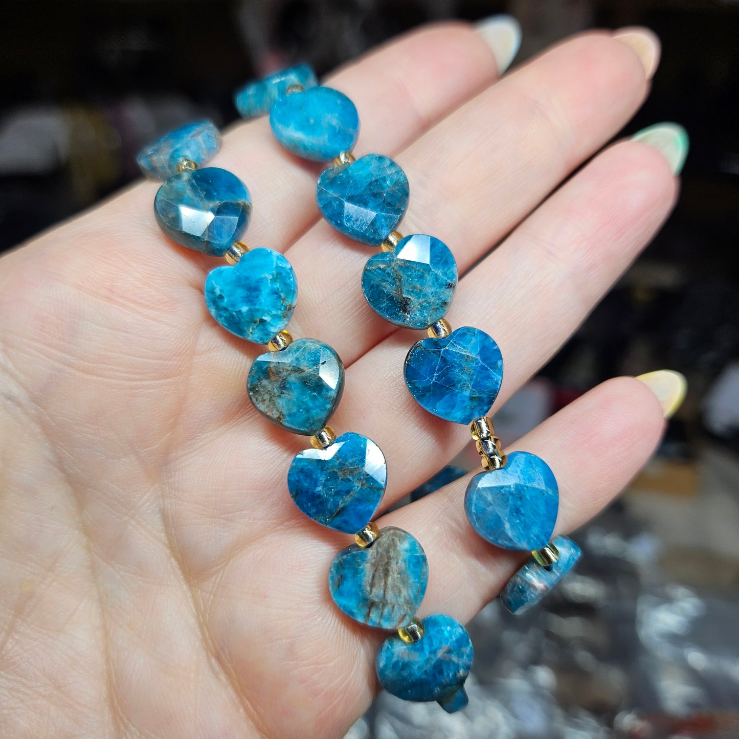 Heart shaped beaded bracelets
