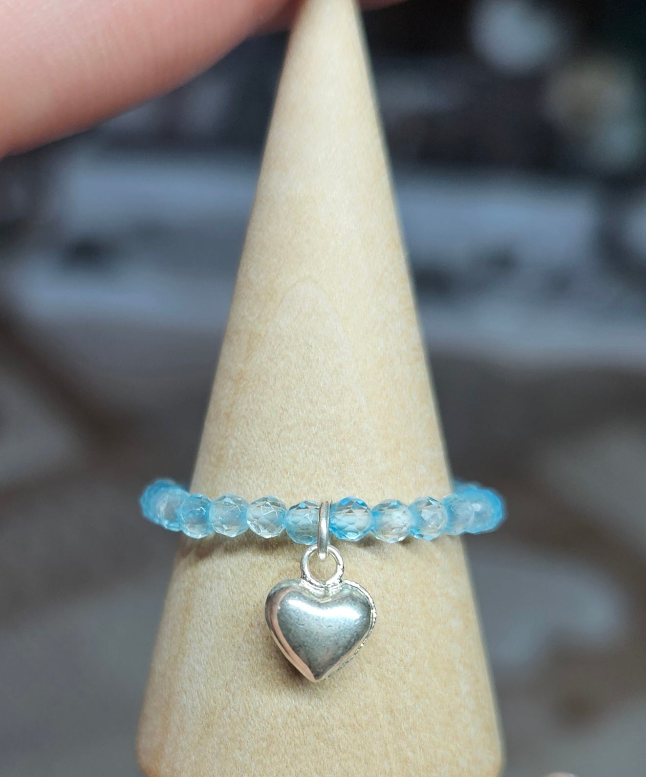 S925 Silver beaded rings