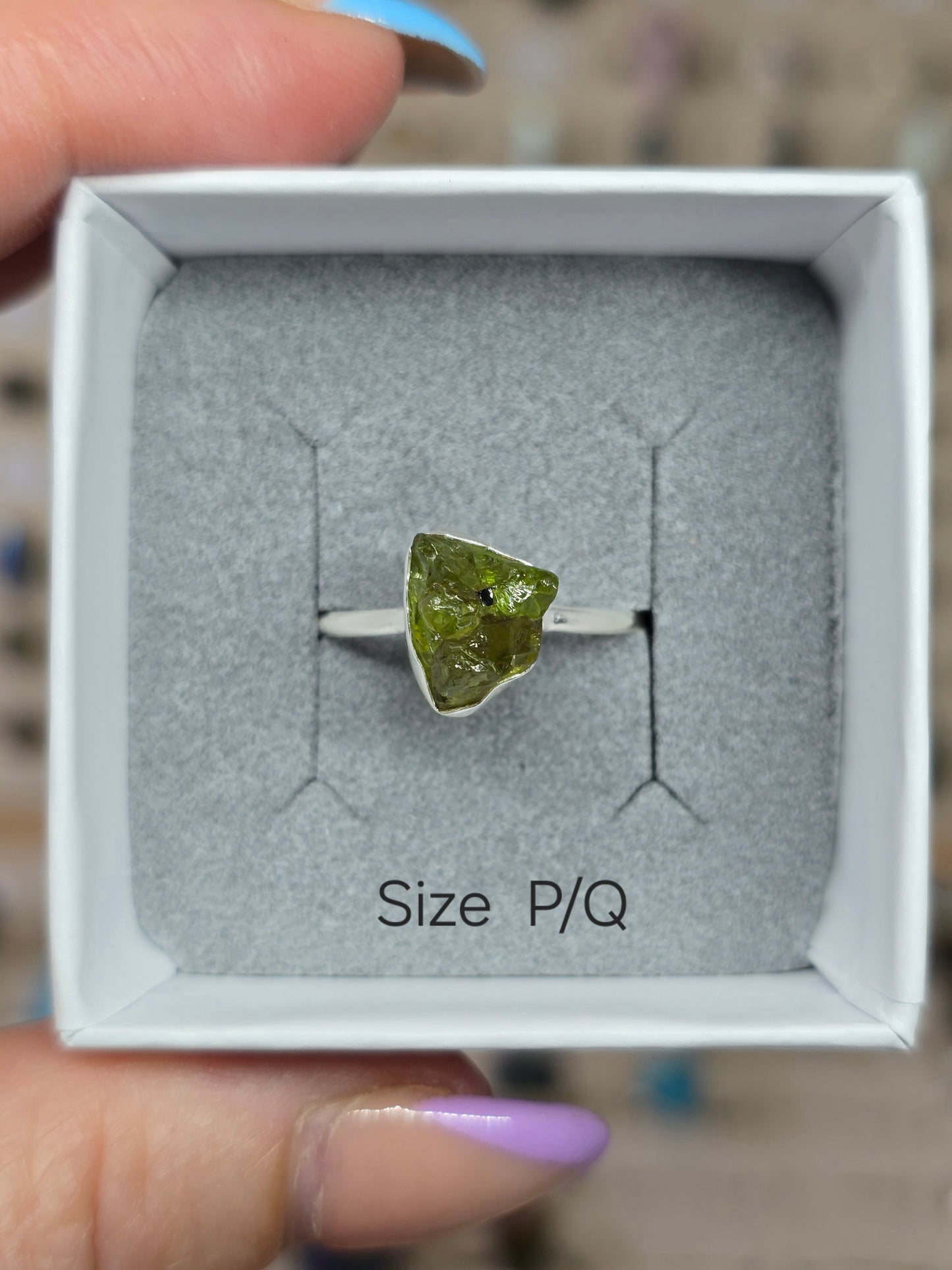 Sized Raw Rings S925