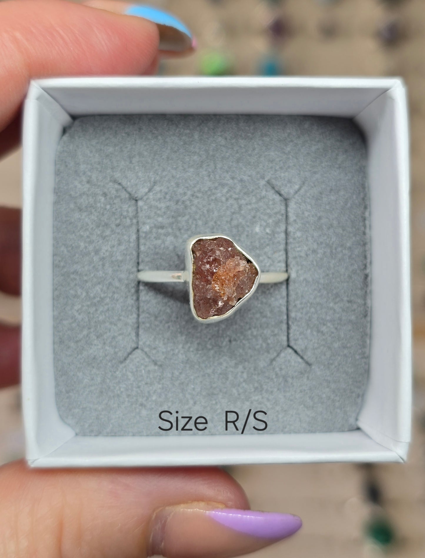 Sized Raw Rings S925