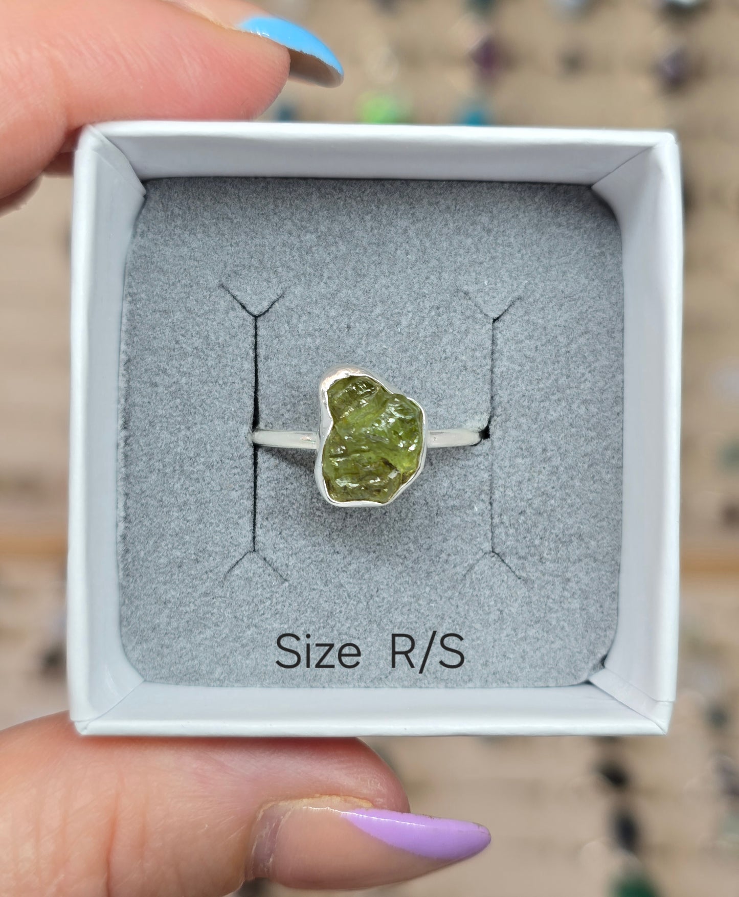 Sized Raw Rings S925