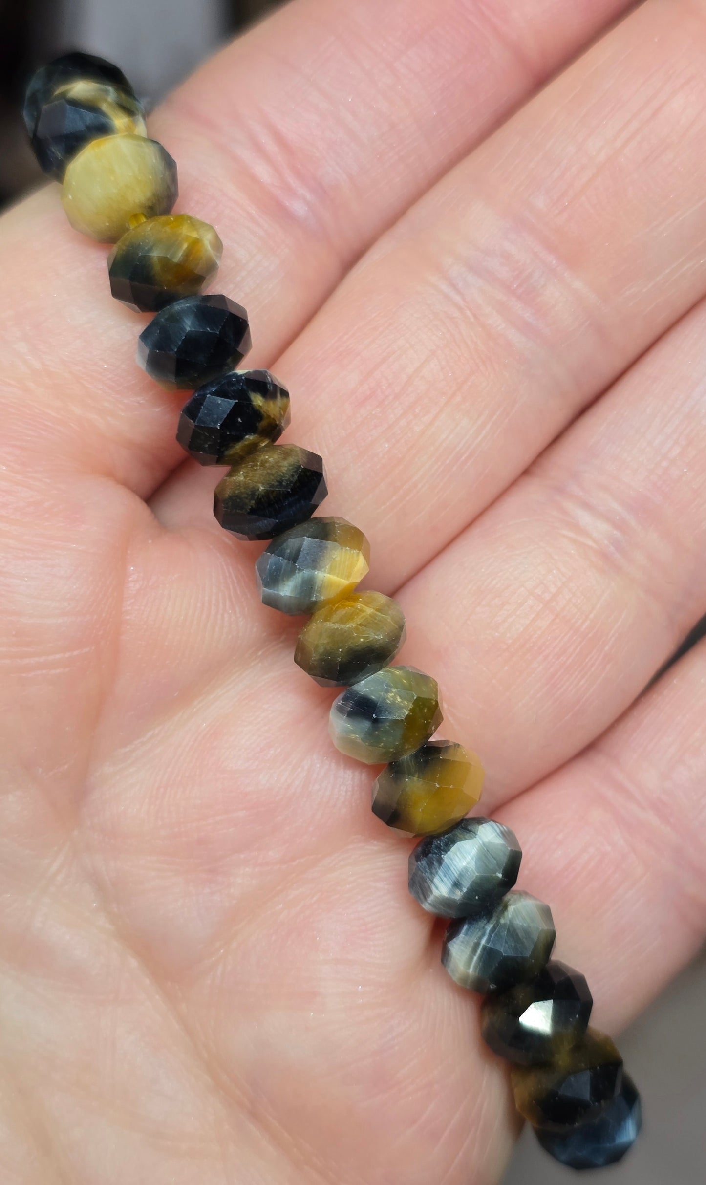 Bracelets - Faceted Crystal Donuts 2-11mm