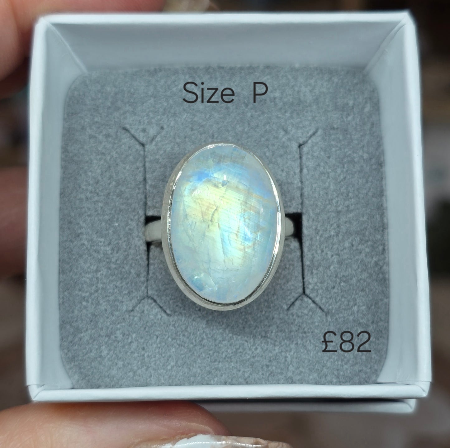 Rainbow Moonstone Rings and bracelets 🤍🌈