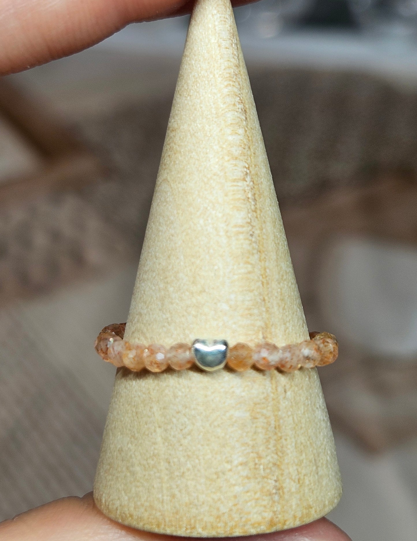 S925 Silver beaded rings