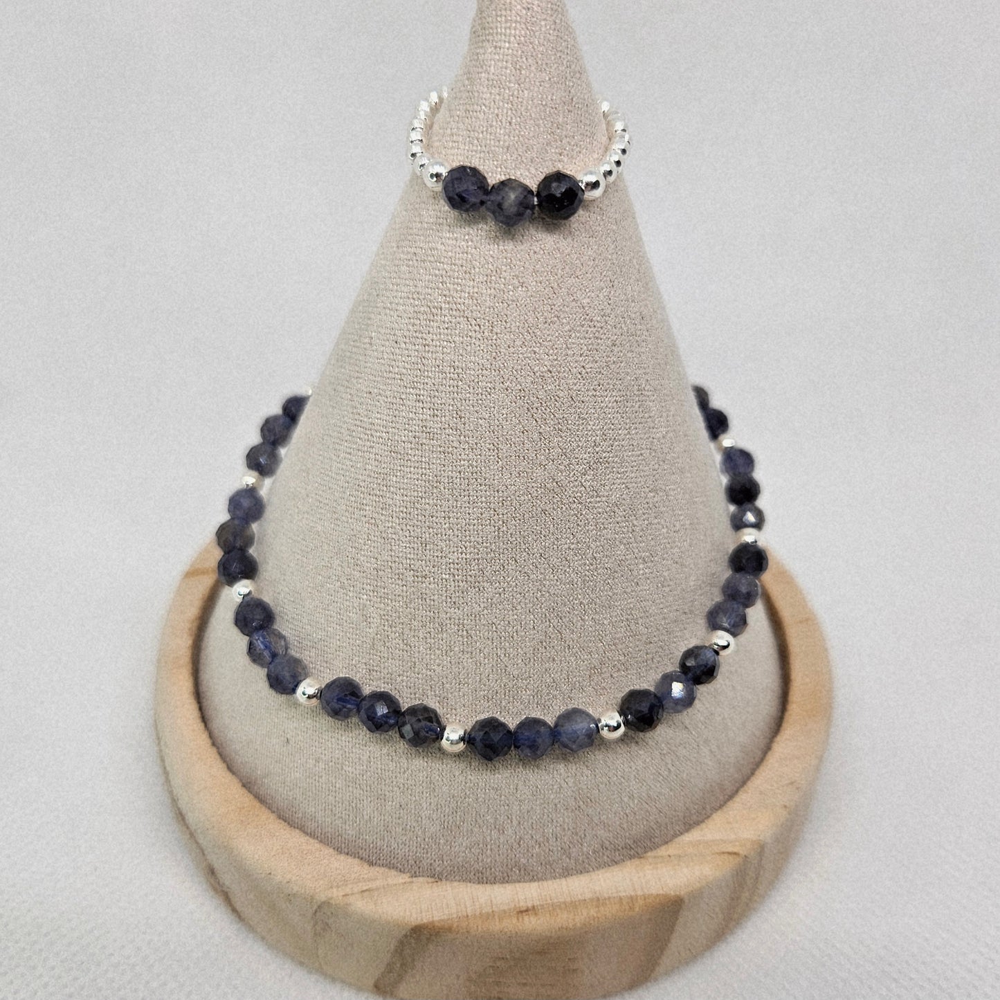 S925 Stretchy bead and crystal bracelets ✨️