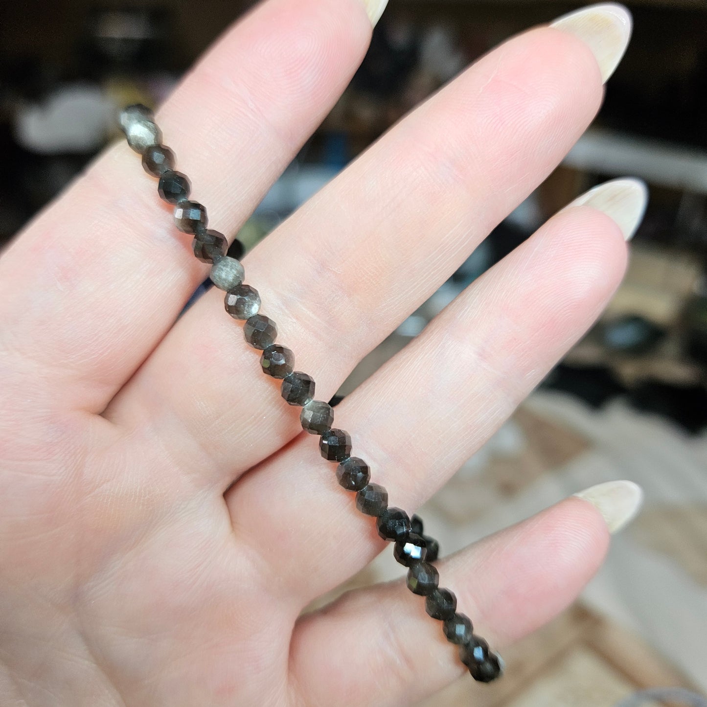 4mm Faceted bracelets