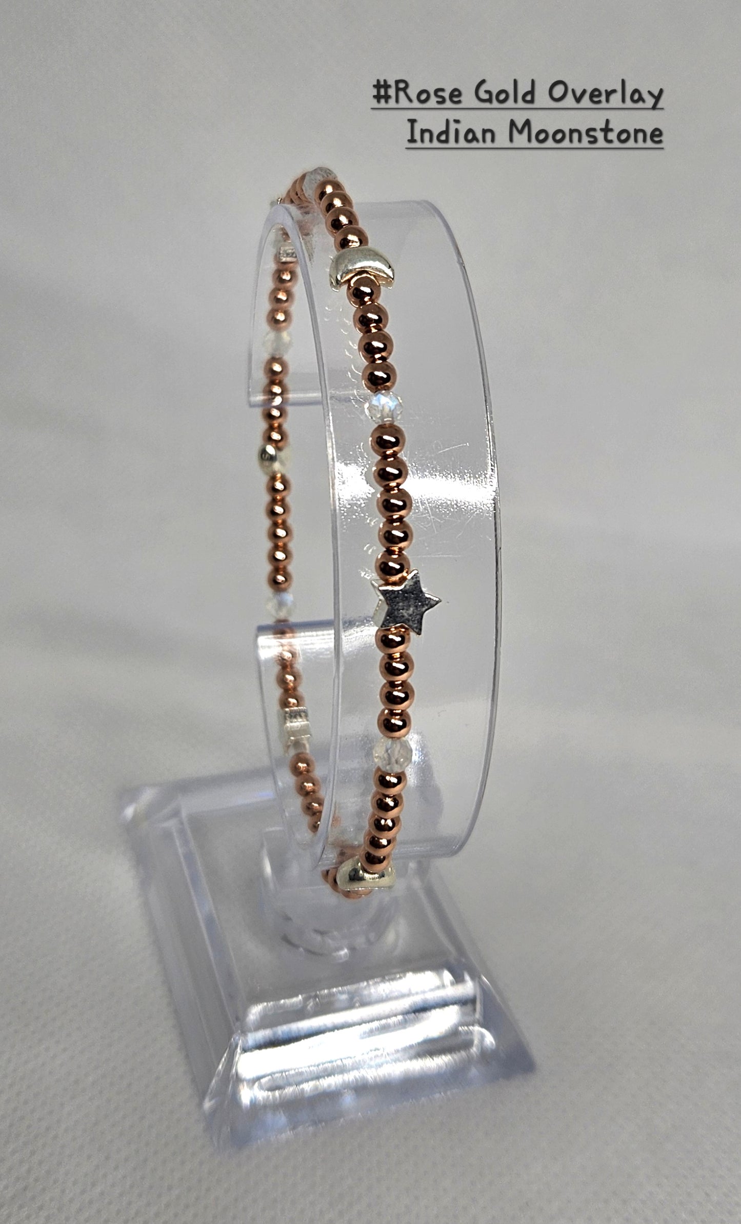 S925 Stretchy bead and crystal bracelets ✨️