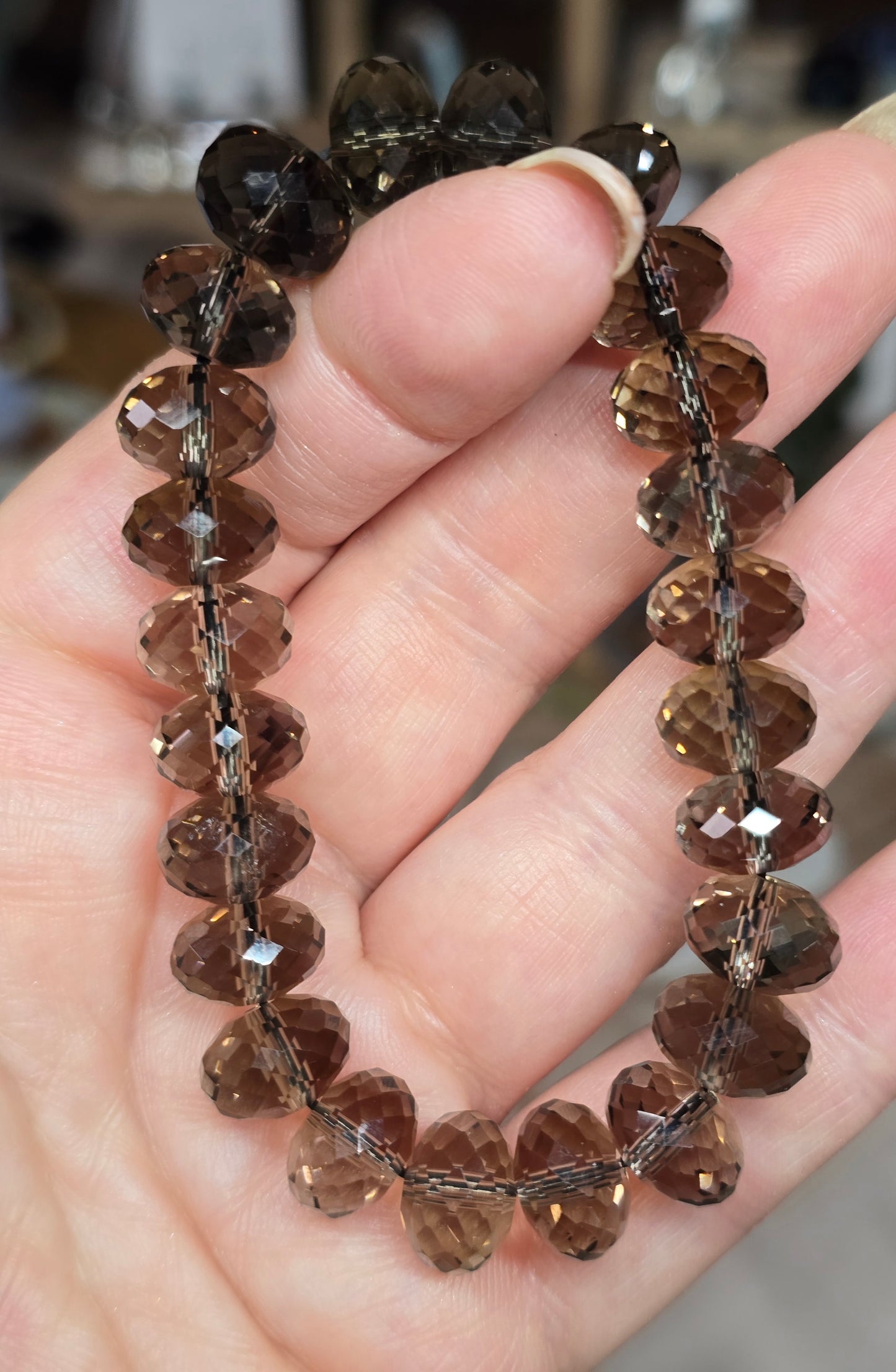 Bracelets - Faceted Crystal Donuts 2-11mm