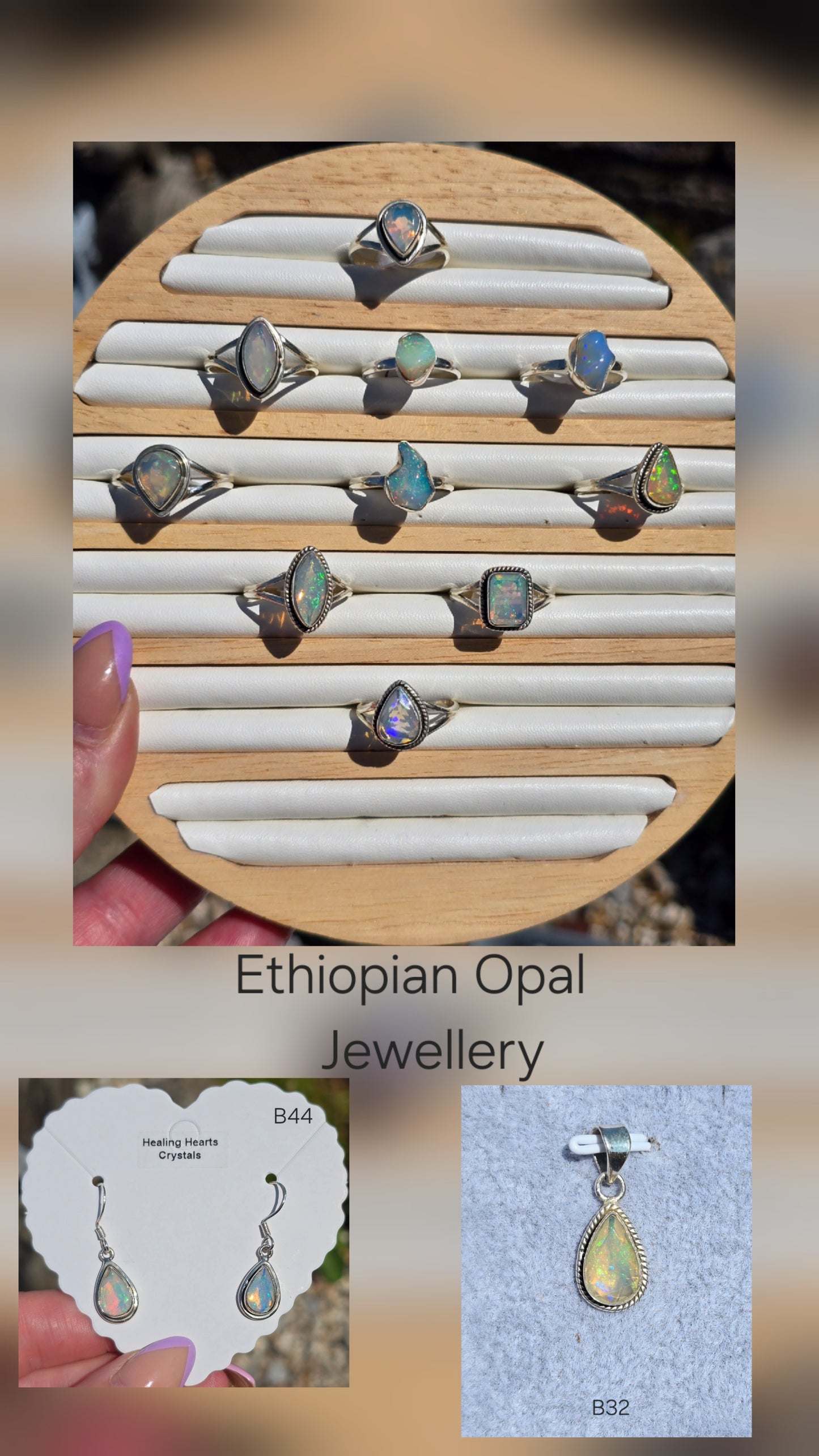 Ethiopian Opal Jewellery S925
