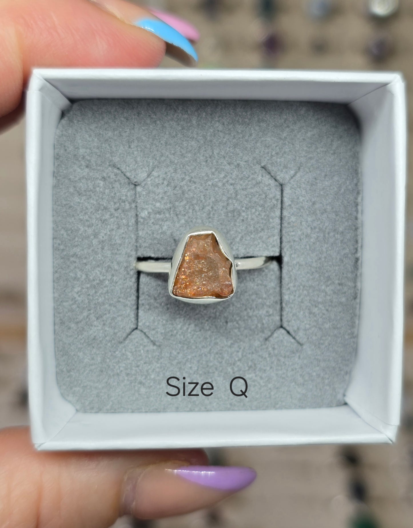 Sized Raw Rings S925