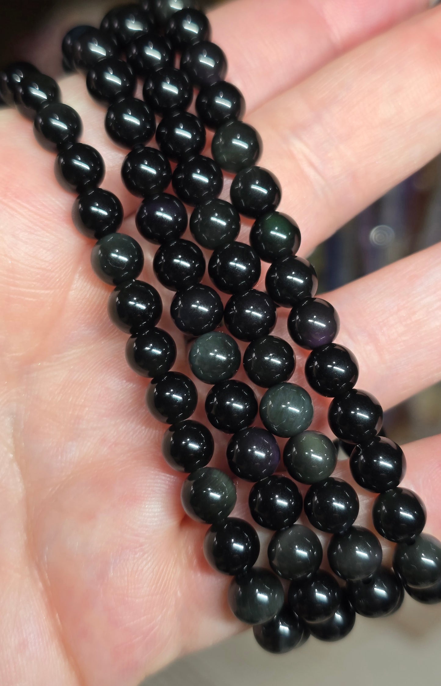 Bracelets - Smooth round bead 3mm-10mm