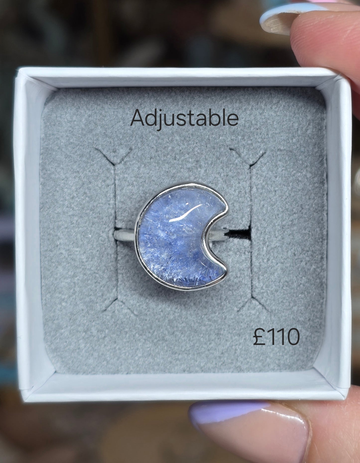 Dumortierite adjustable Rings, bracelets & pendant 🩵✨️
