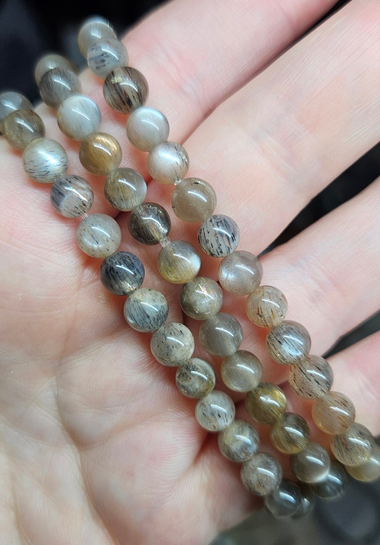 Bracelets - Smooth round bead 3mm-10mm