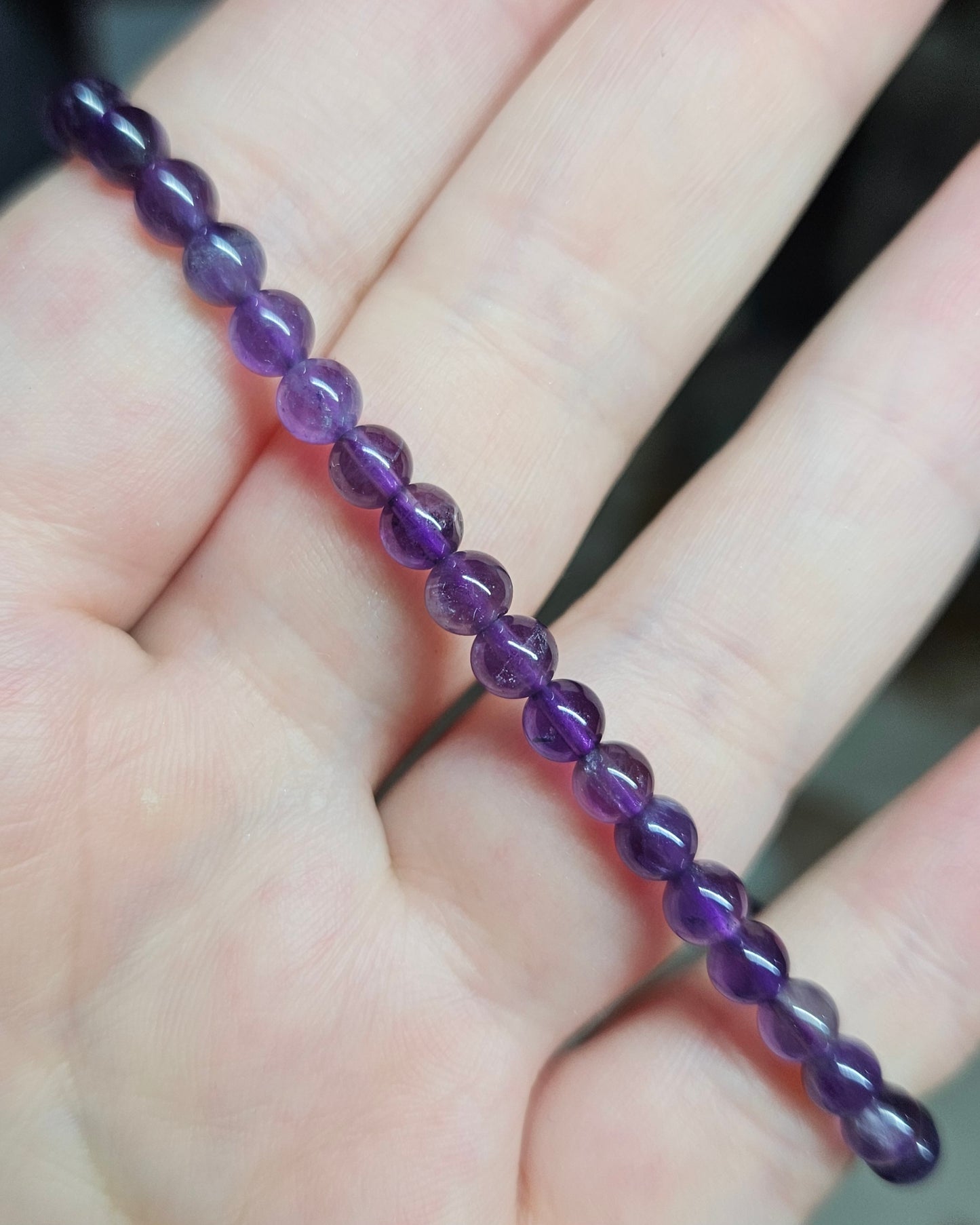 Bracelets - Smooth round bead 3mm-10mm