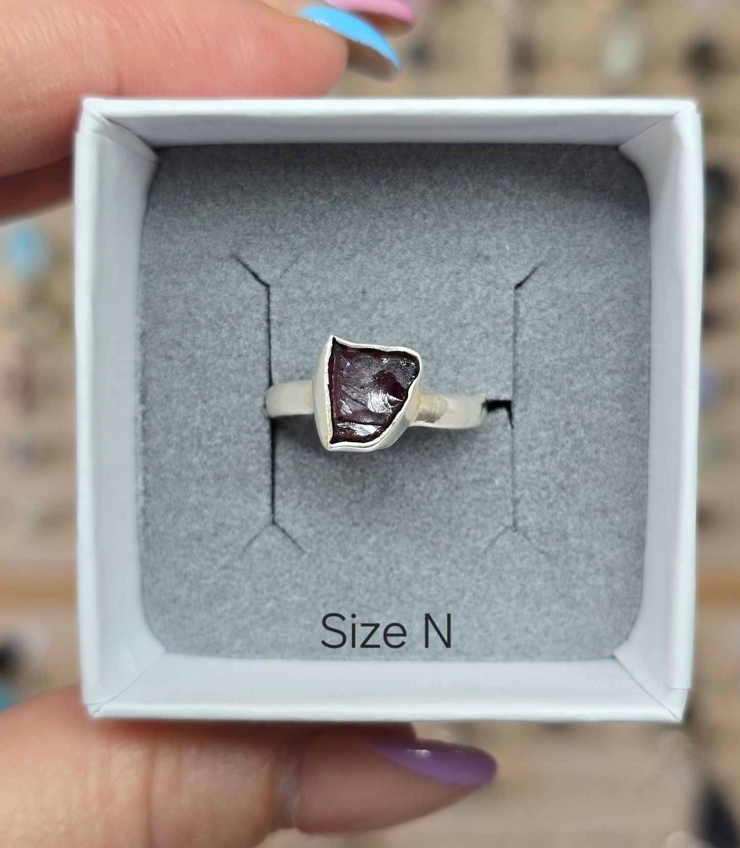 Sized Raw Rings S925