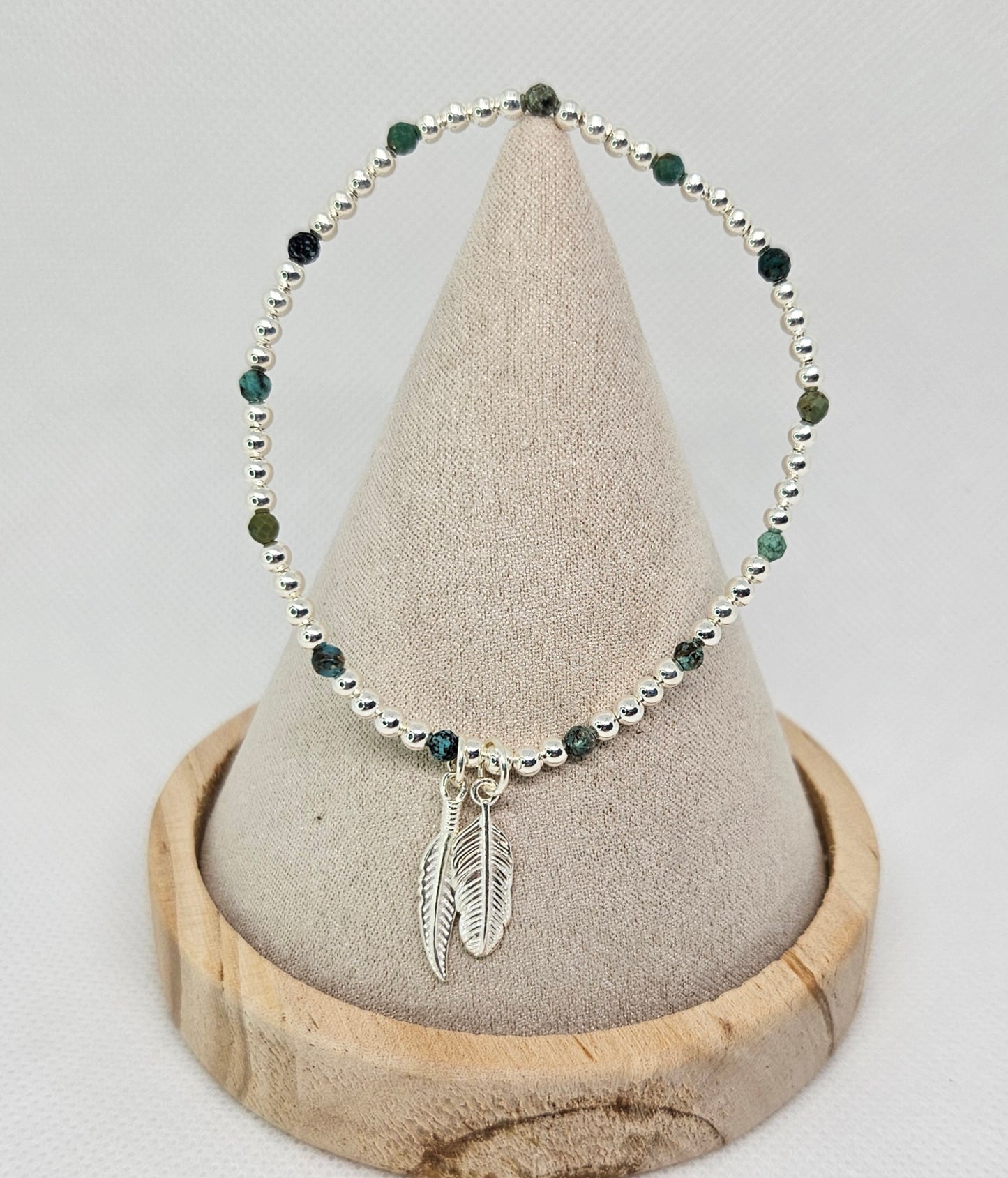 S925 Stretchy bead and crystal bracelets ✨️