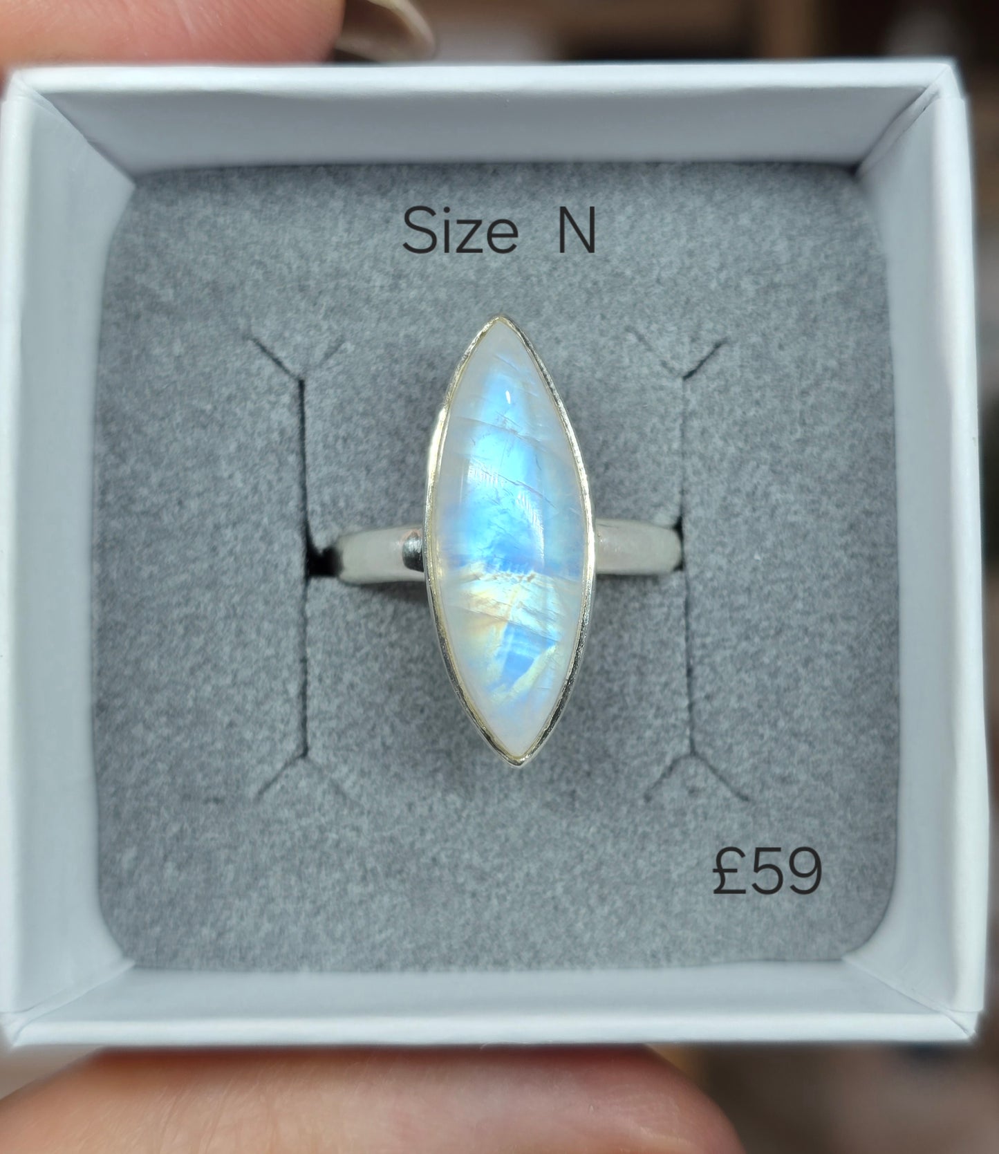 Rainbow Moonstone Rings and bracelets 🤍🌈