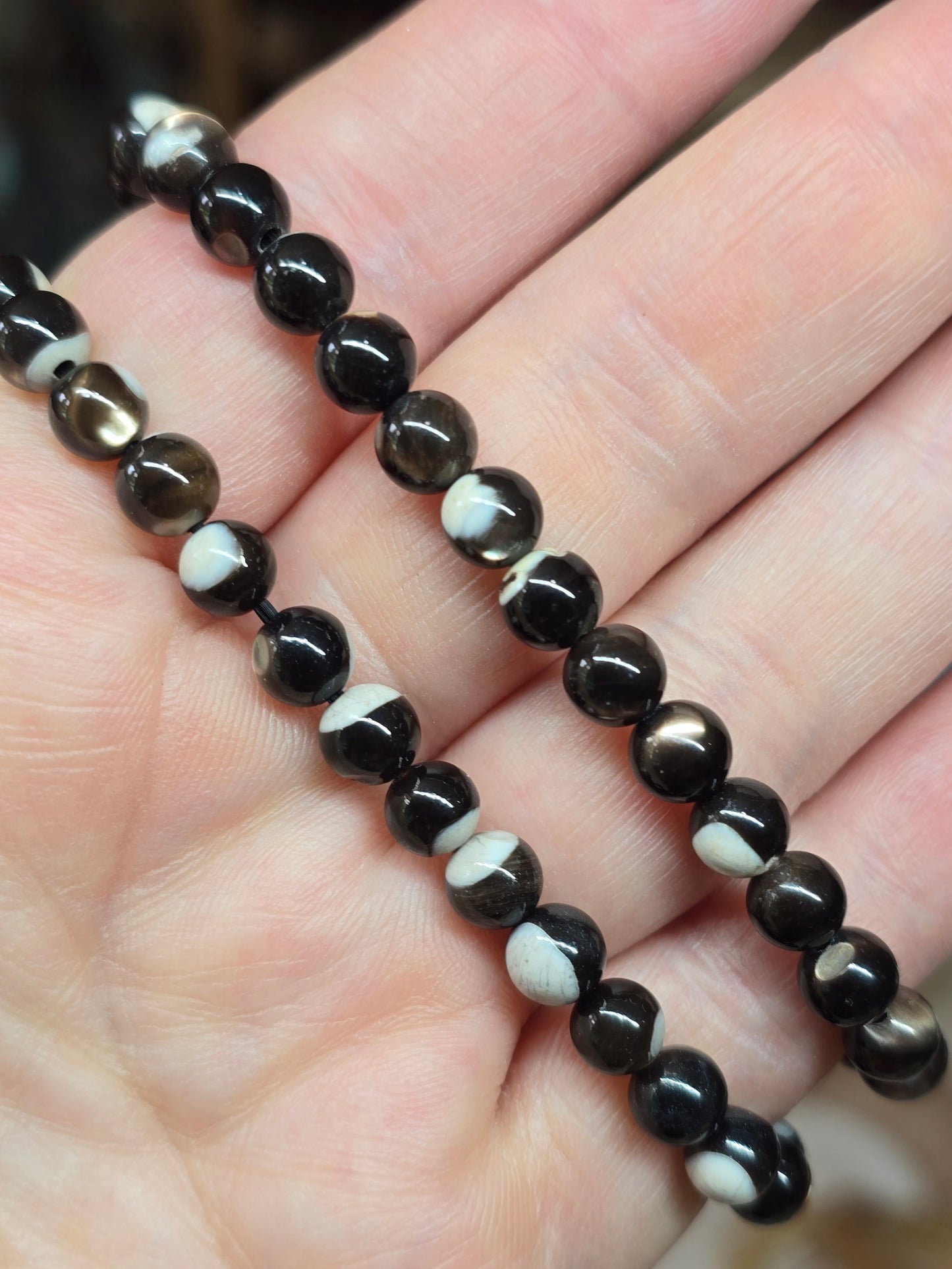 Bracelets - Smooth round bead 3mm-10mm